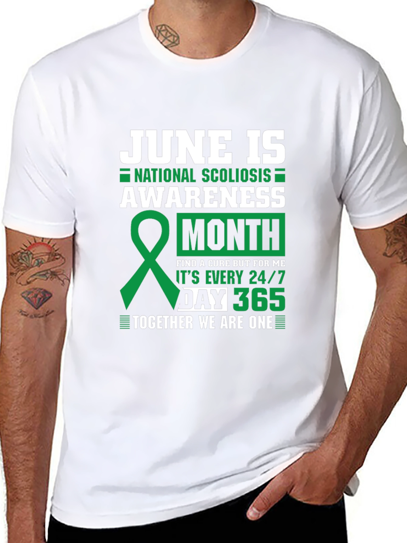 Scoliosis Awareness T-Shirt - June is Scoliosis Awareness Month