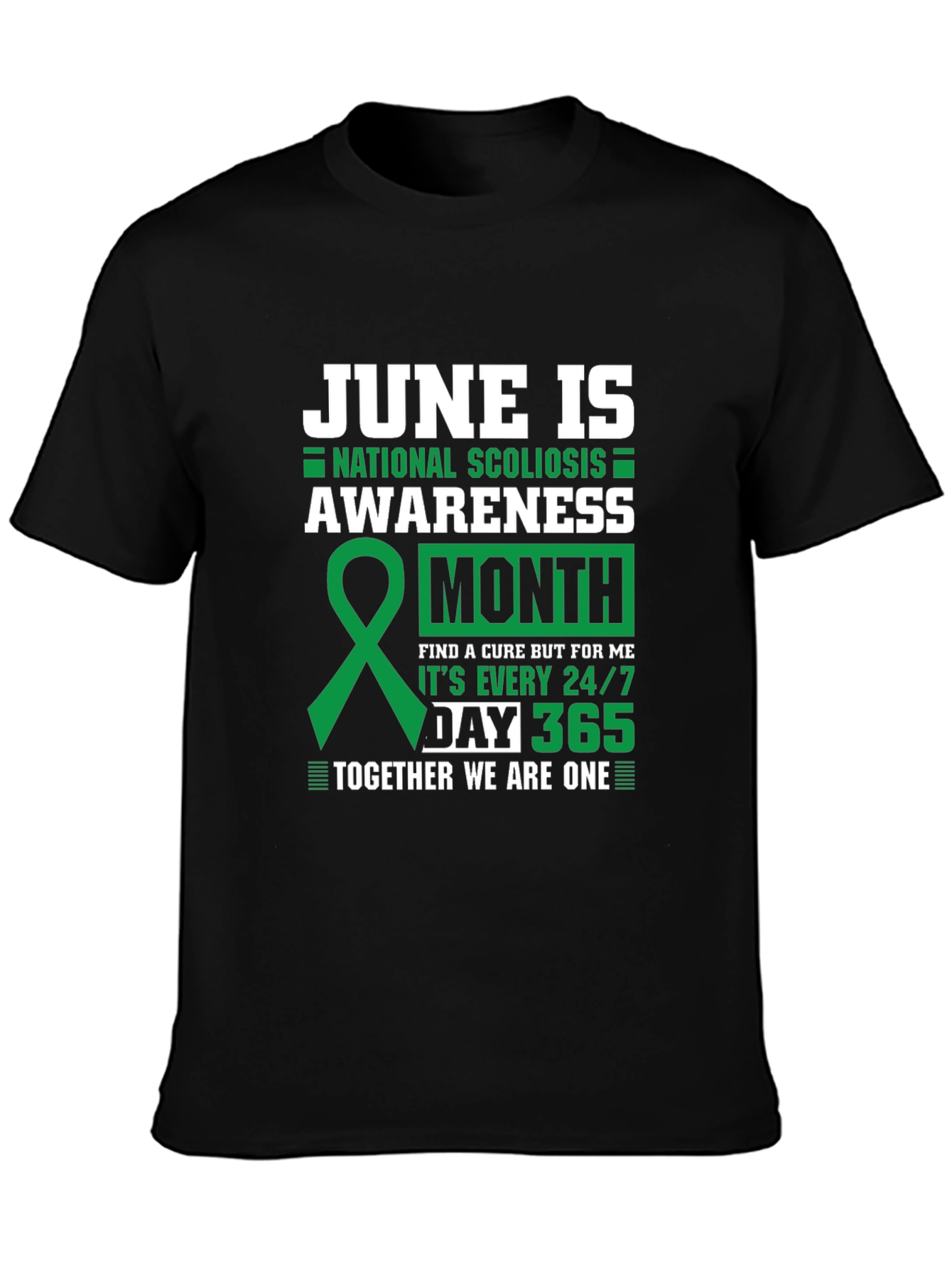 Scoliosis Awareness T-Shirt - June is Scoliosis Awareness Month
