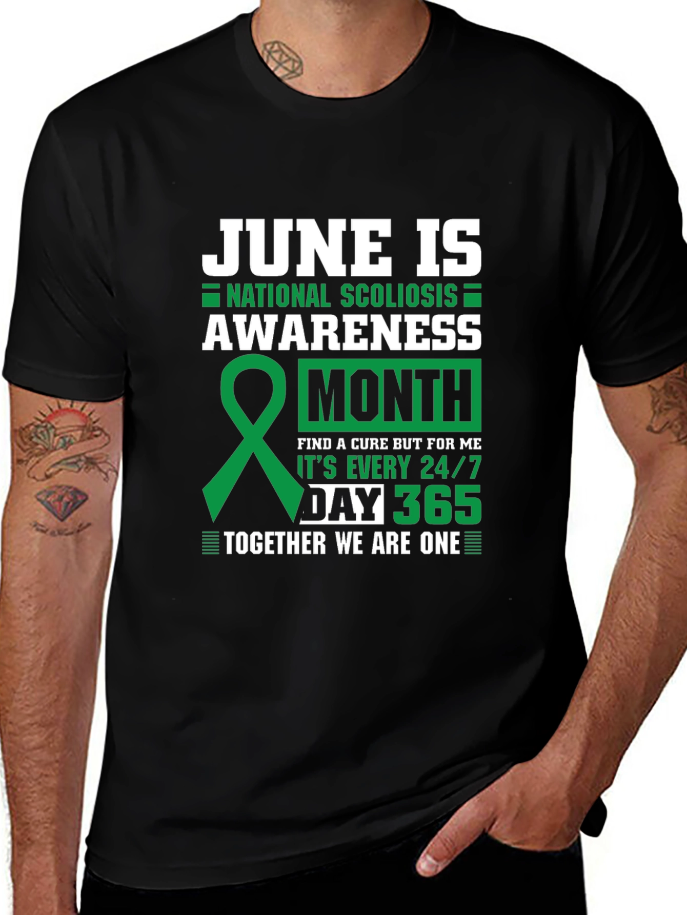 Scoliosis Awareness T-Shirt - June is Scoliosis Awareness Month