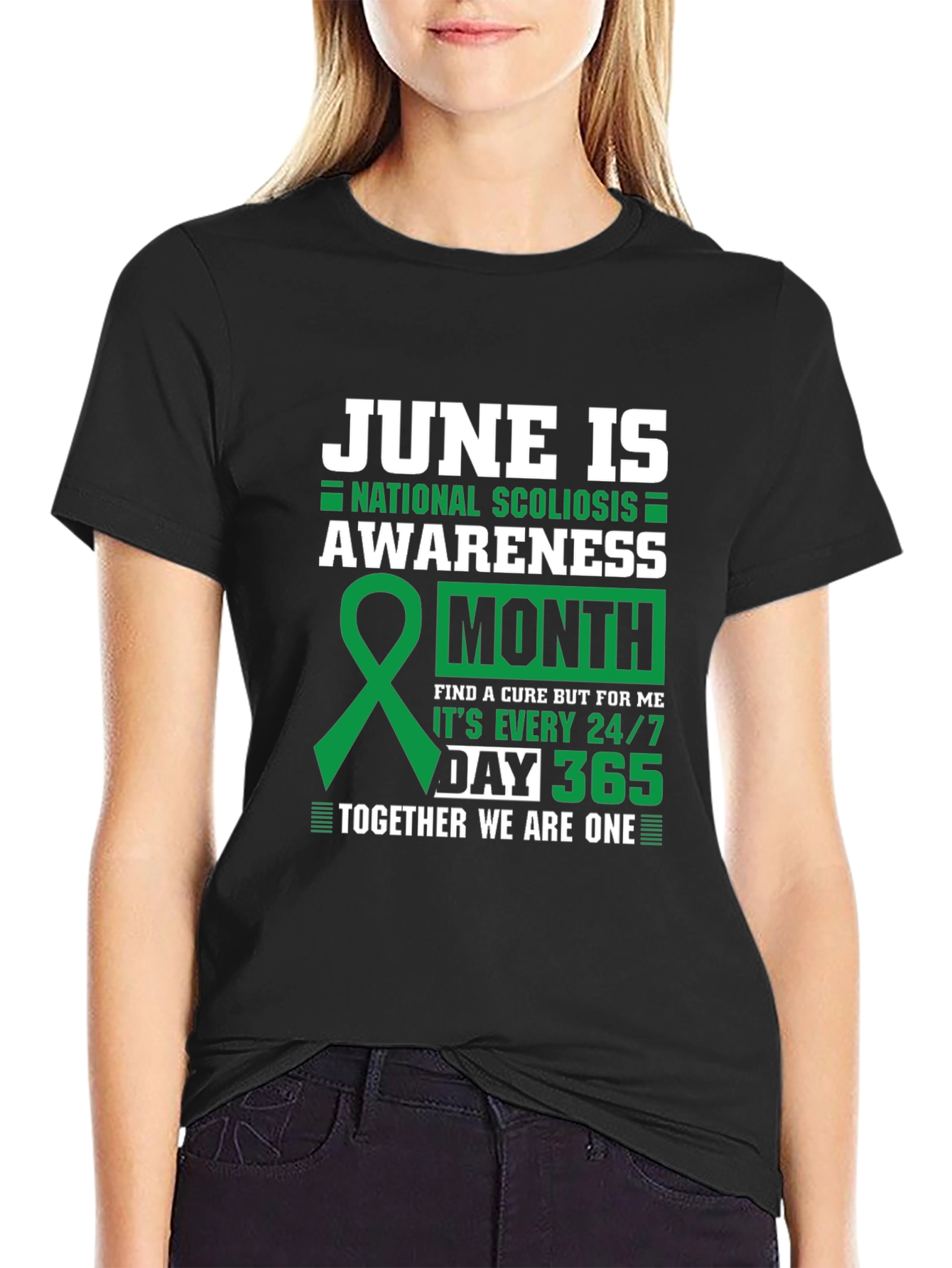 Scoliosis Awareness T-Shirt - June is Scoliosis Awareness Month