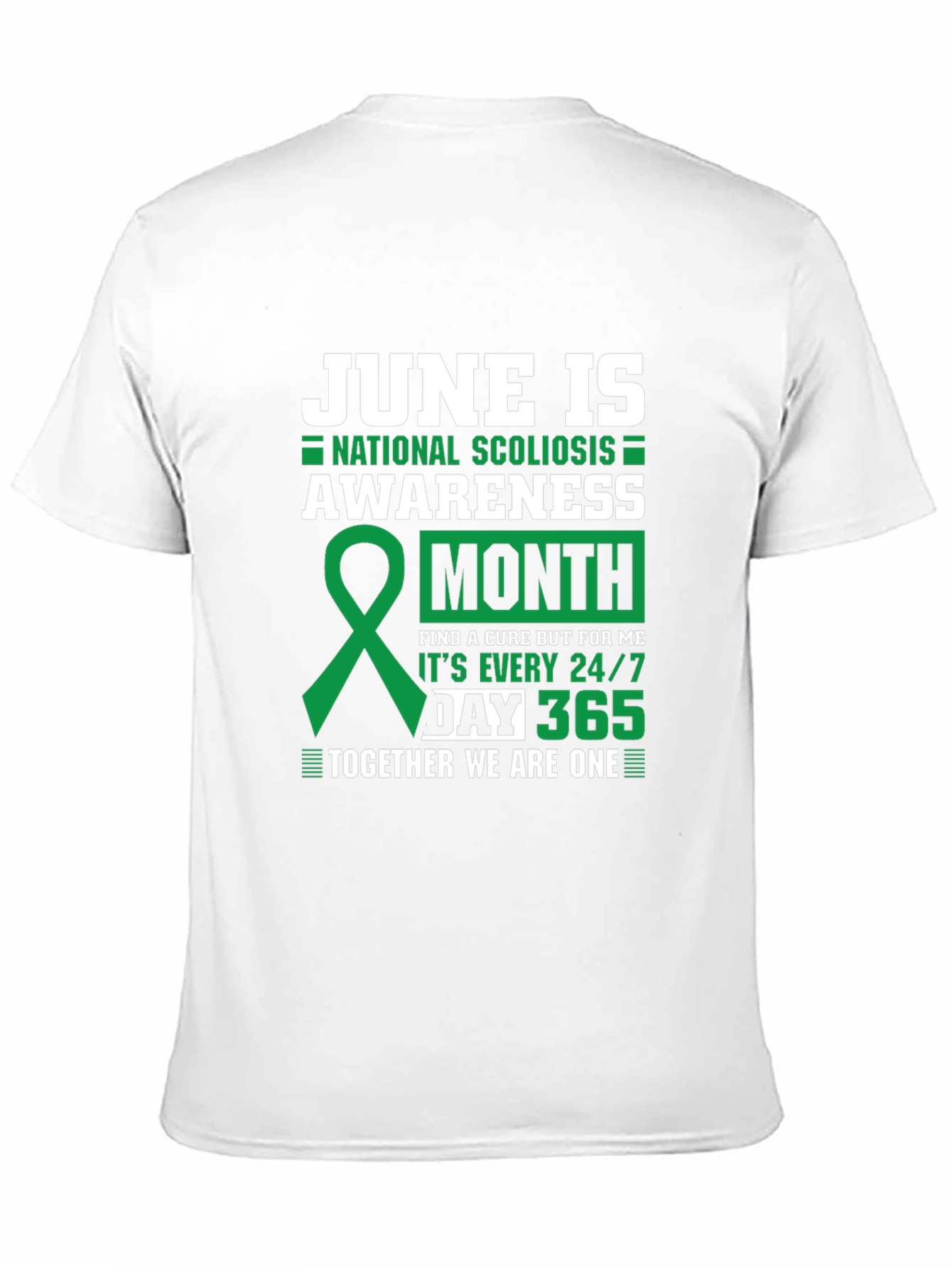 Scoliosis Awareness T-Shirt - June is Scoliosis Awareness Month