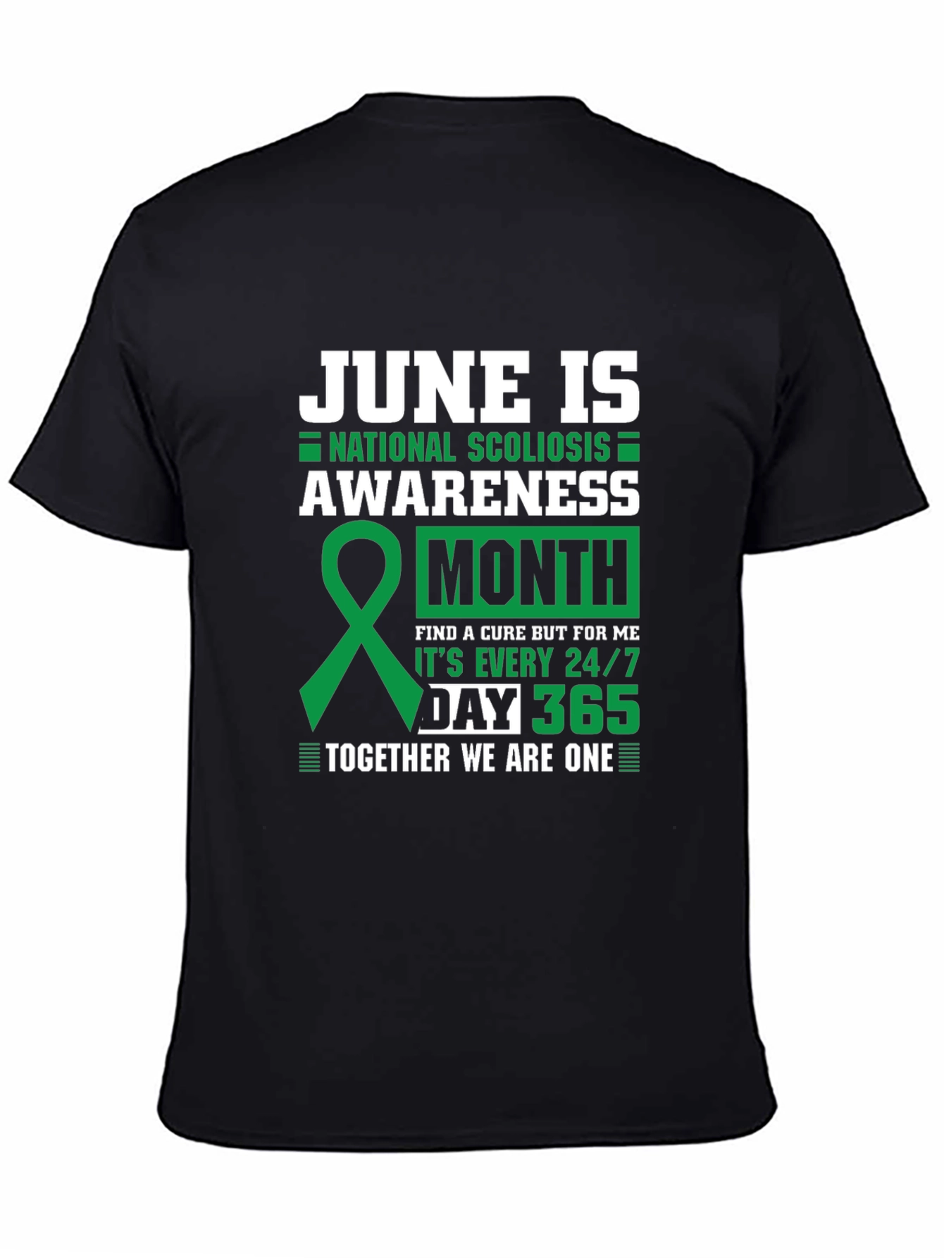 Scoliosis Awareness T-Shirt - June is Scoliosis Awareness Month