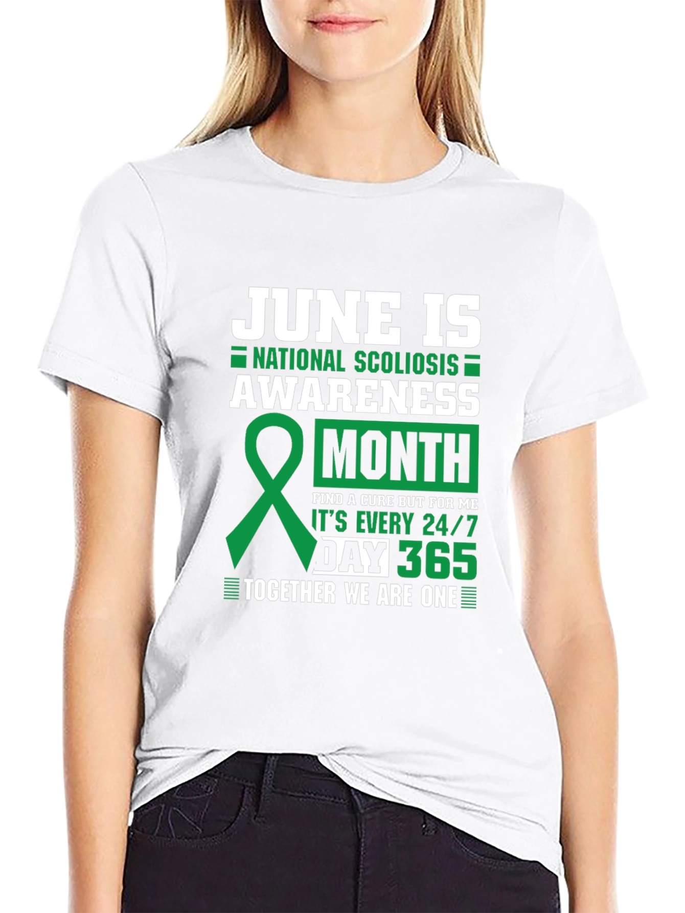 Scoliosis Awareness T-Shirt - June is Scoliosis Awareness Month