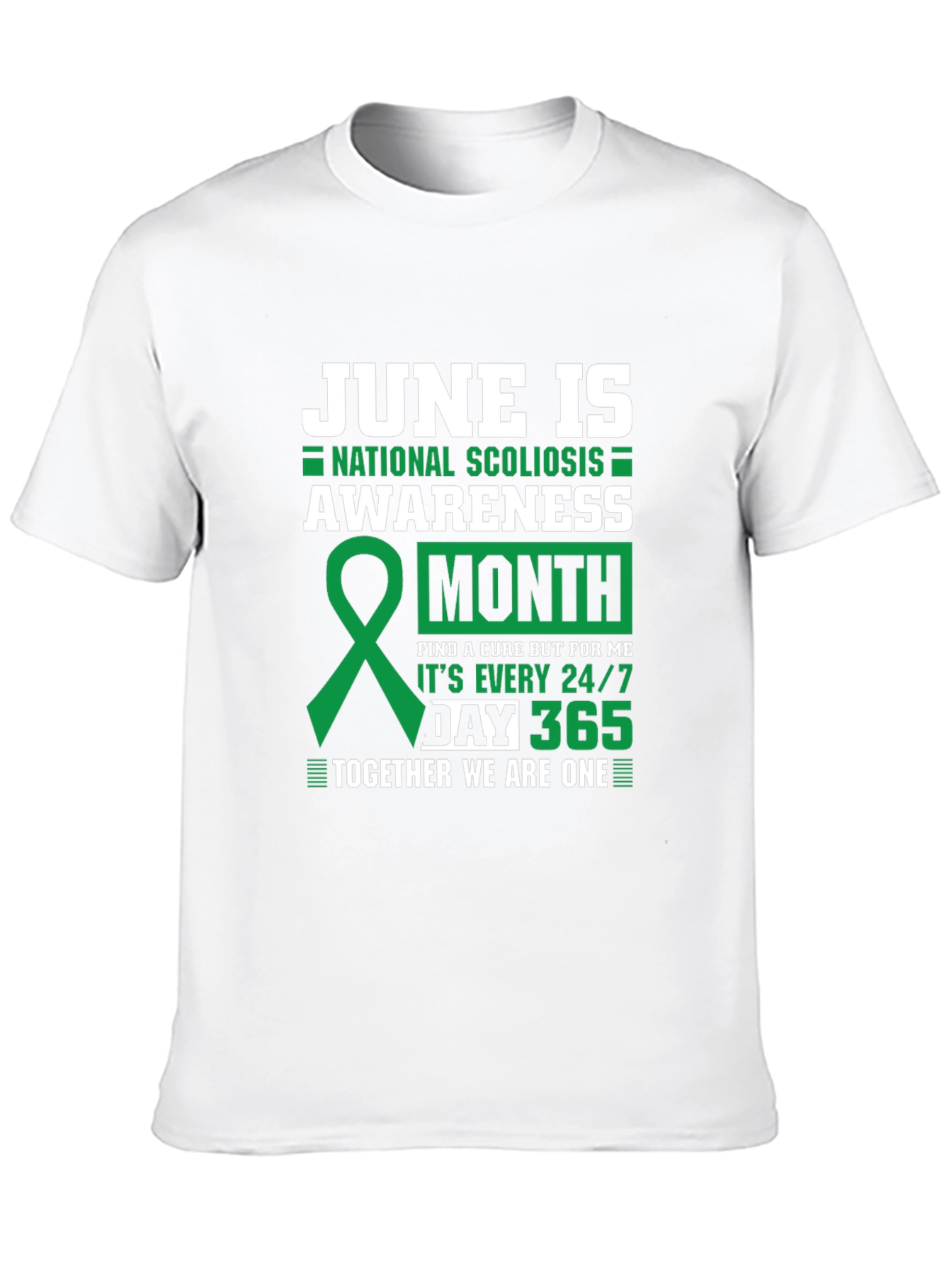 Scoliosis Awareness T-Shirt - June is Scoliosis Awareness Month