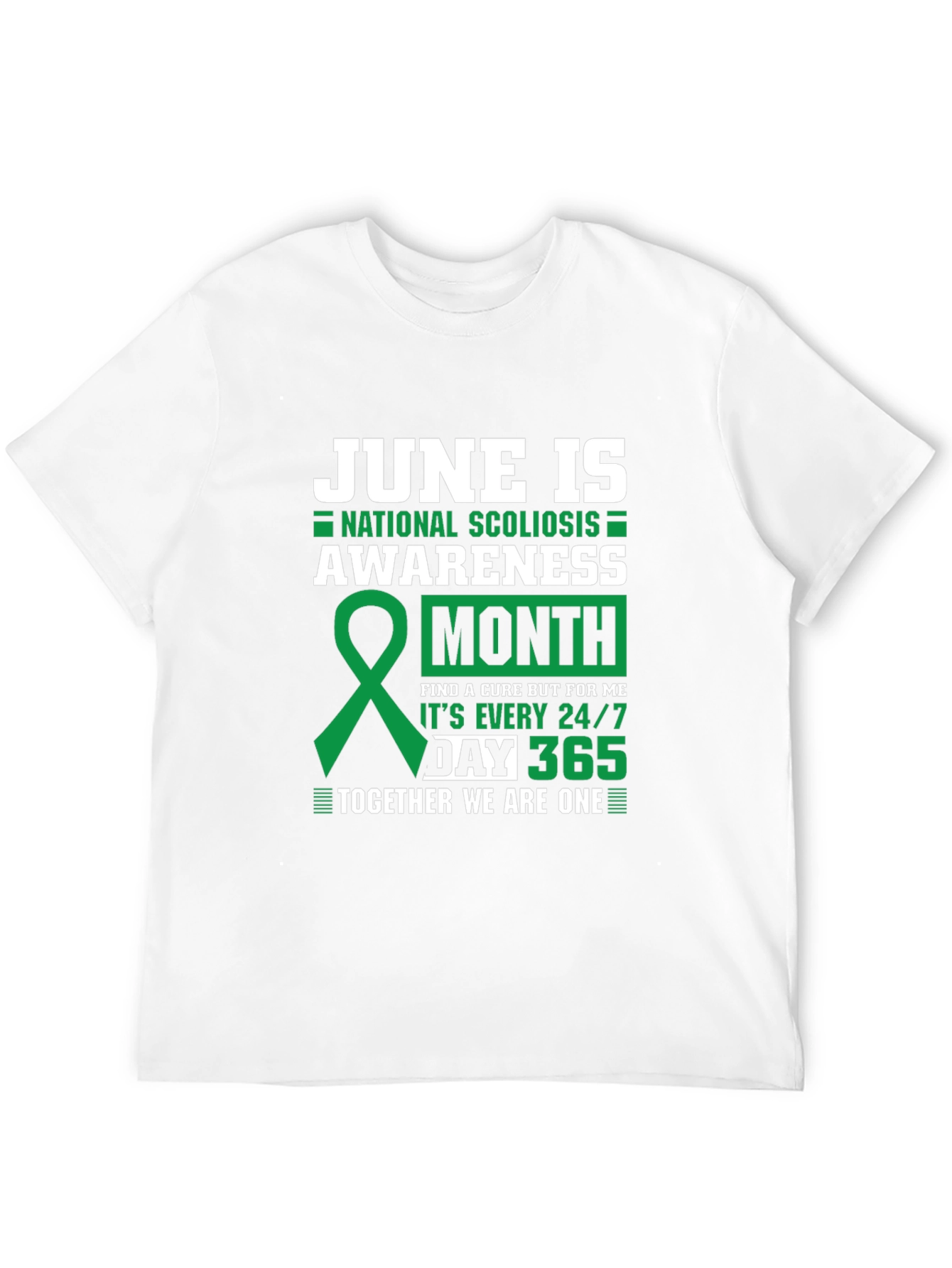 Scoliosis Awareness T-Shirt - June is Scoliosis Awareness Month