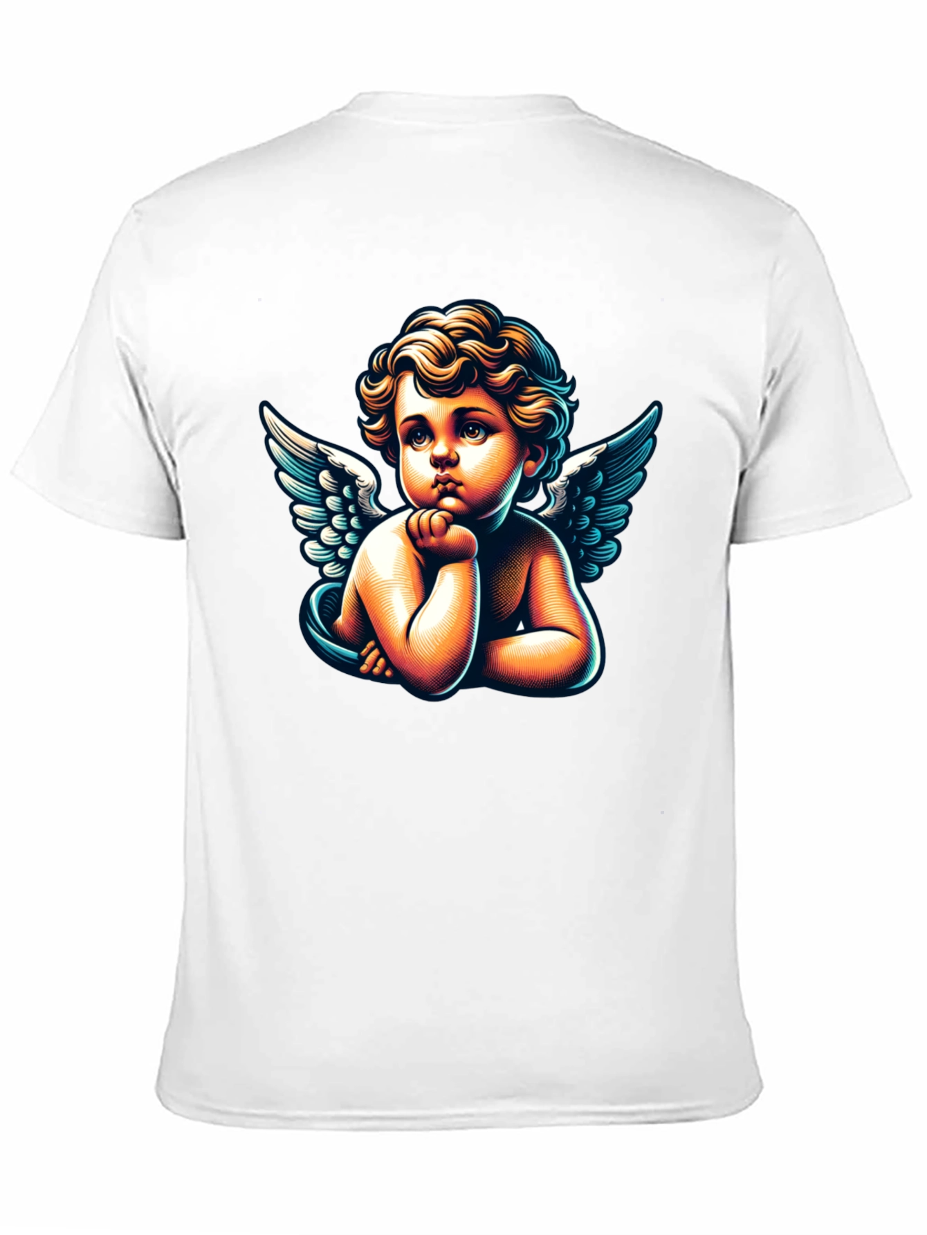 Cherub Angel Graphic Tee - Classic Black T-Shirt
