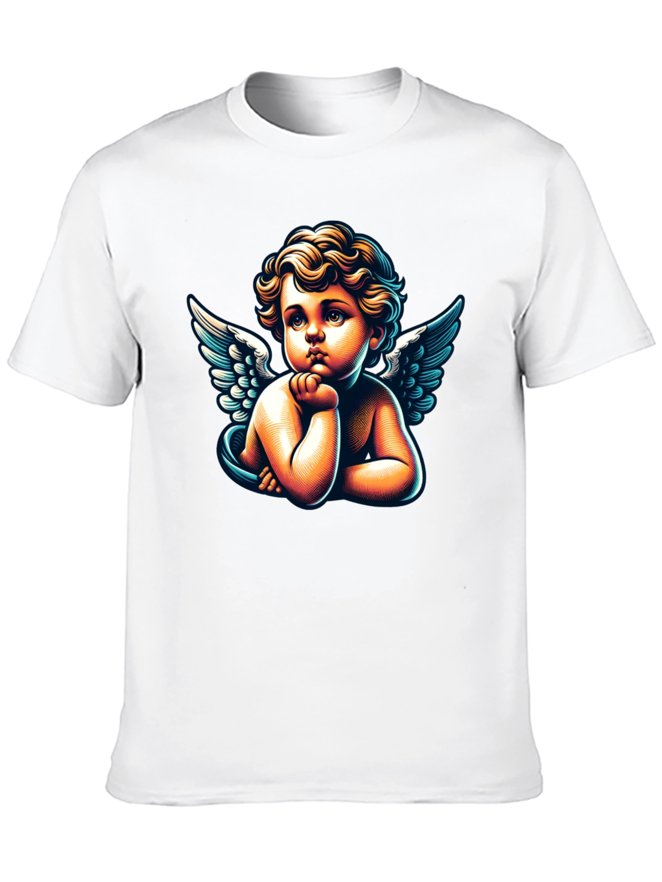 Cherub Angel Graphic Tee - Classic Black T-Shirt