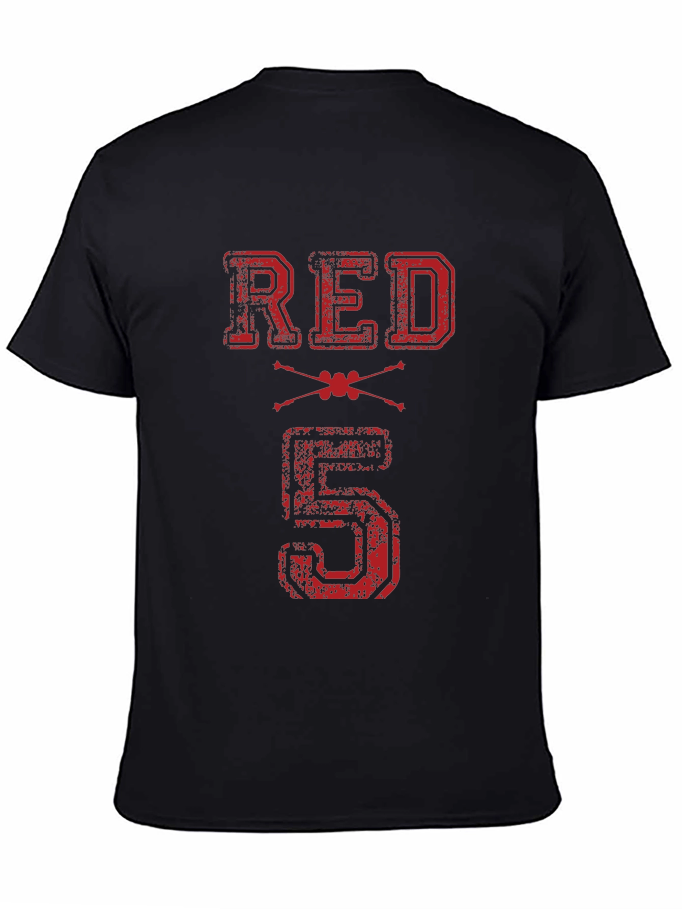 Red 5 Graphic T-Shirt - Black Cotton Tee