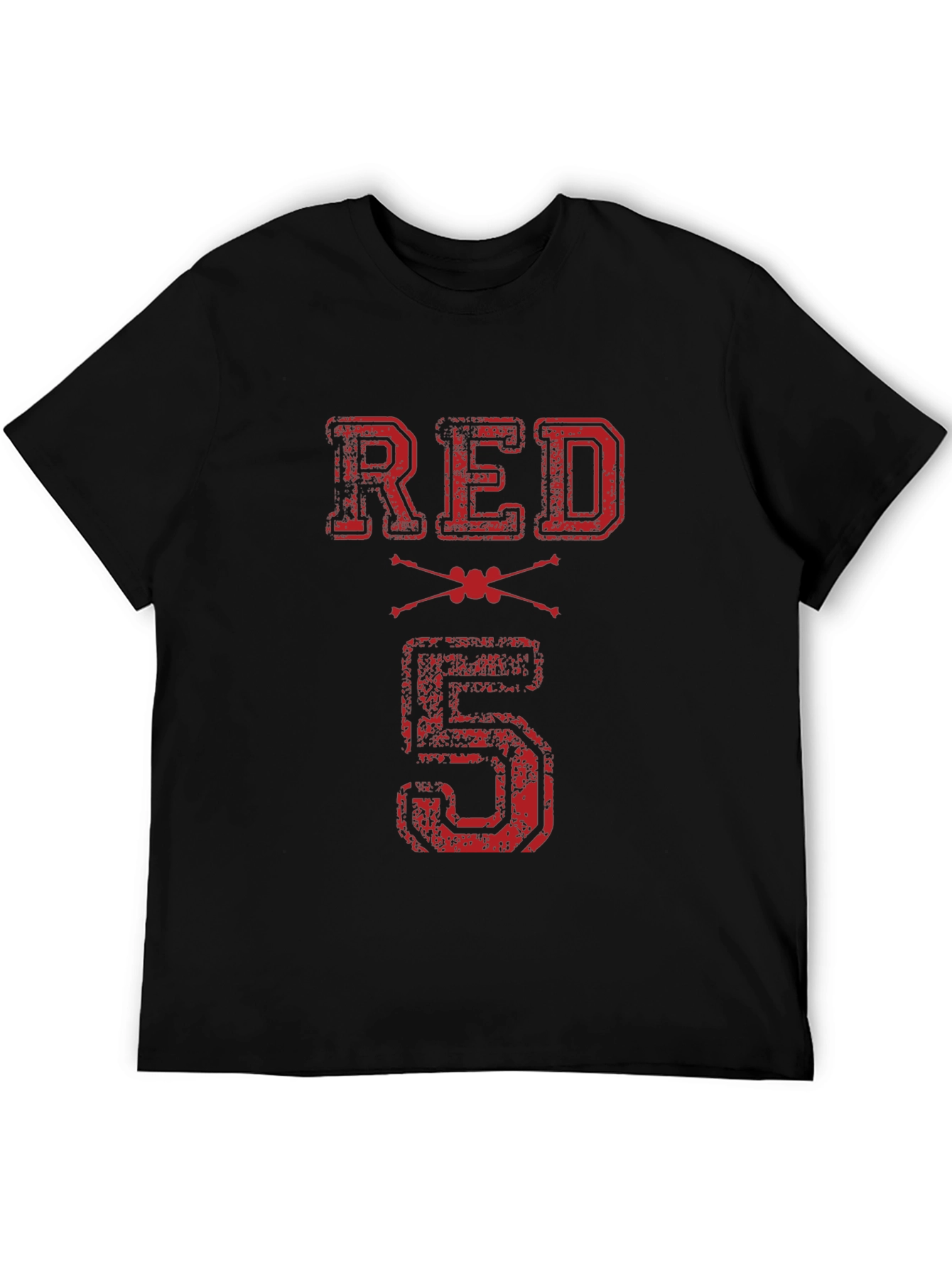 Red 5 Graphic T-Shirt - Black Cotton Tee