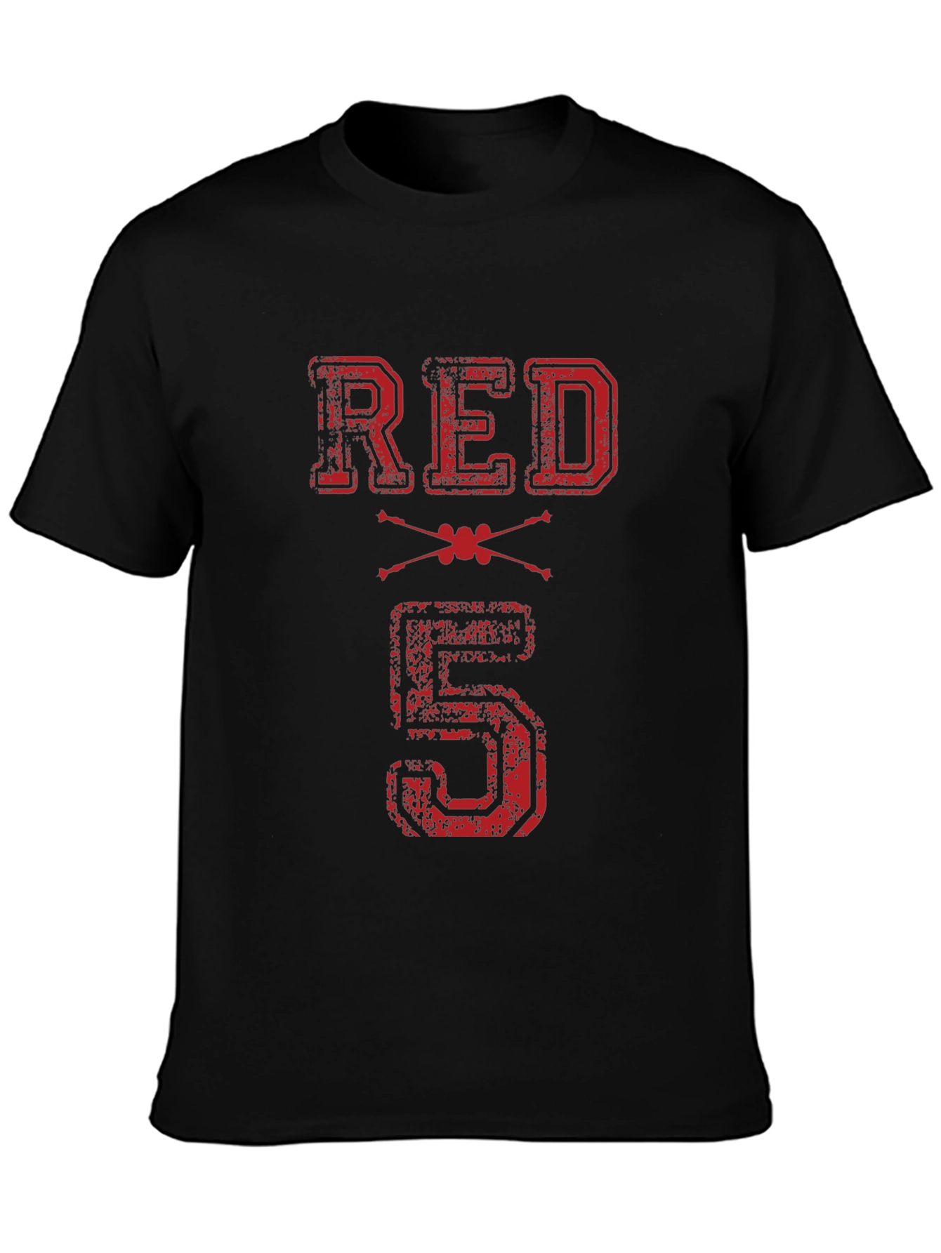 Red 5 Graphic T-Shirt - Black Cotton Tee