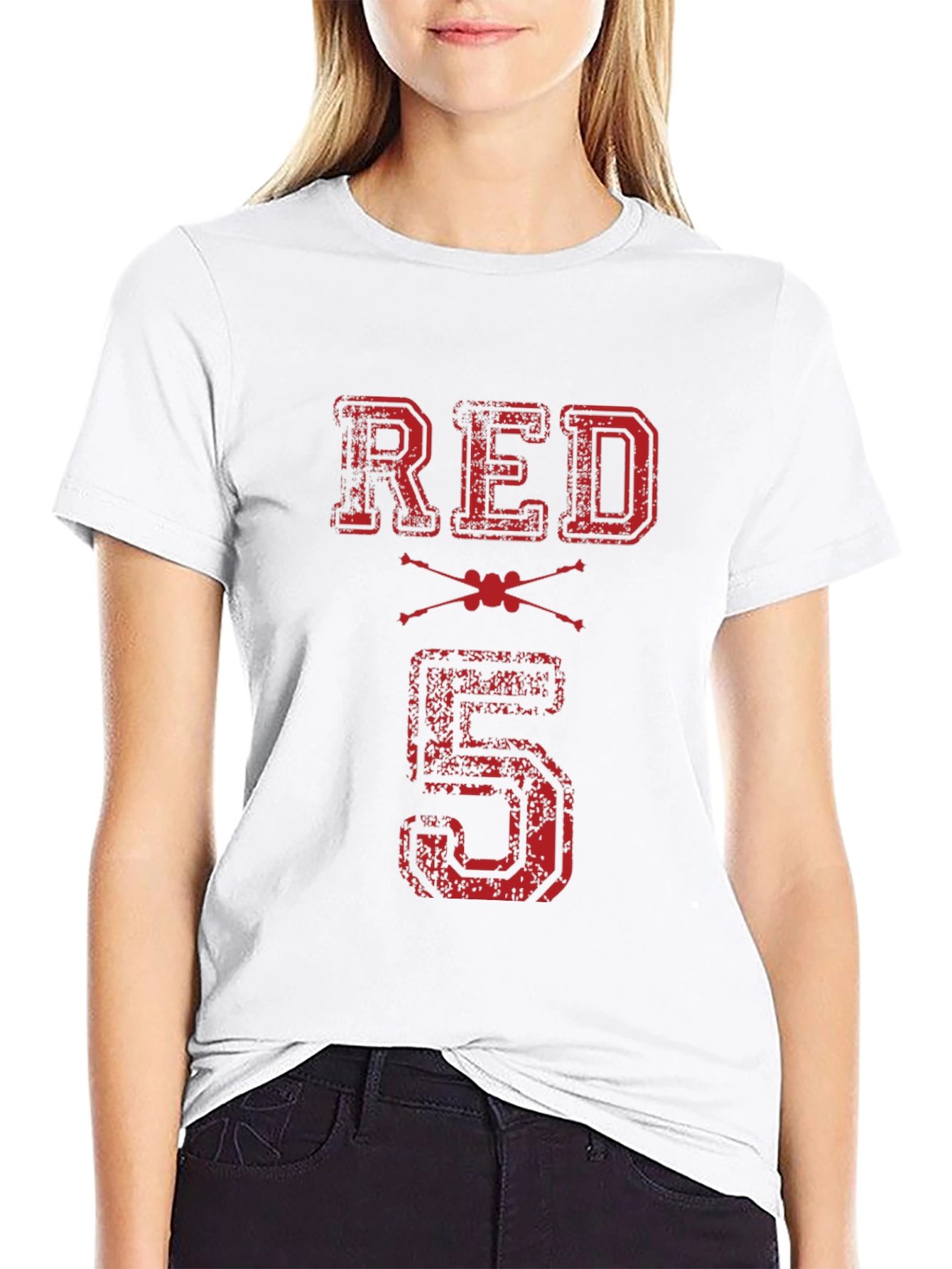 Red 5 Graphic T-Shirt - Black Cotton Tee