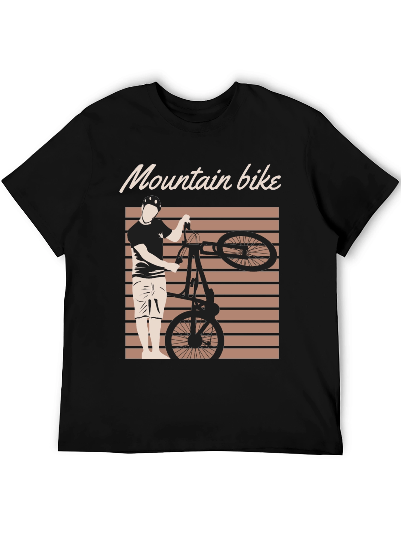 Mountain Bike Graphic Tee - Black