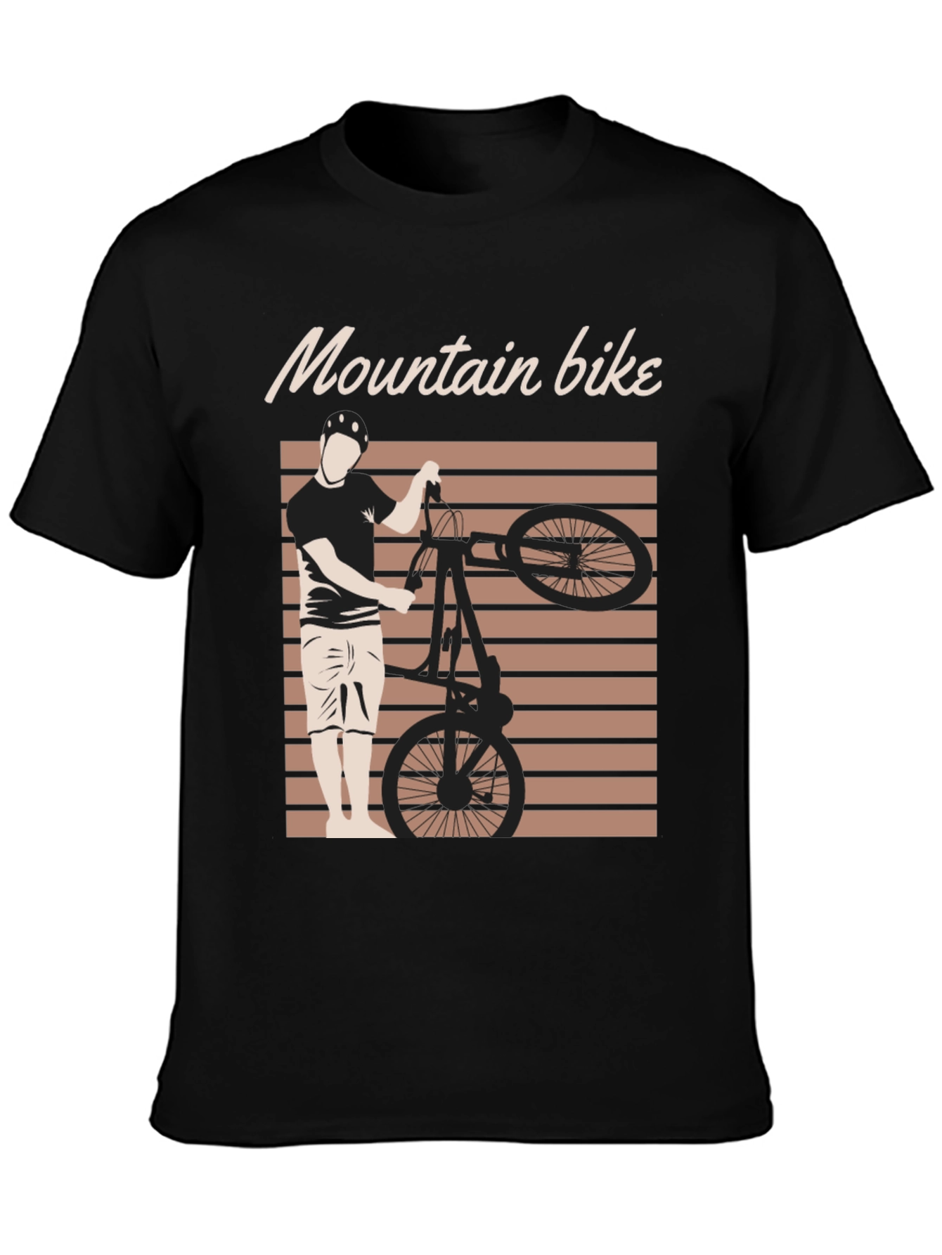 Mountain Bike Graphic Tee - Black