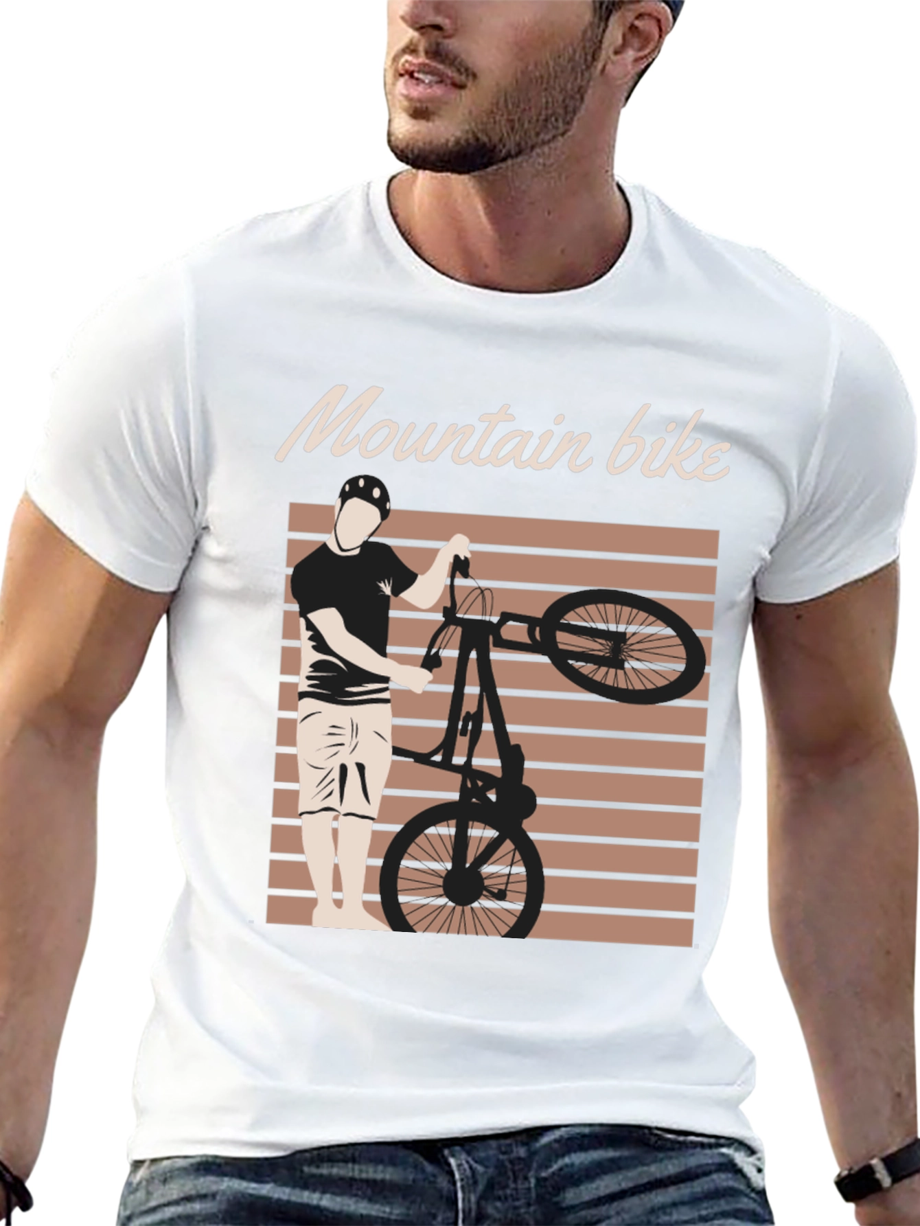 Mountain Bike Graphic Tee - Black