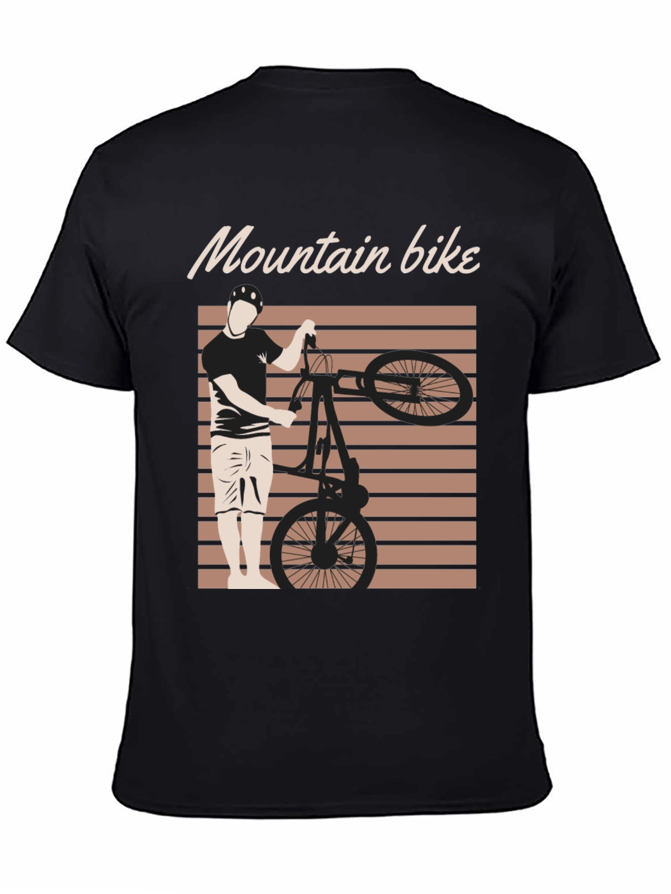 Mountain Bike Graphic Tee - Black