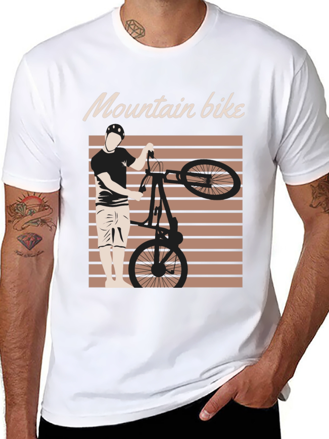 Mountain Bike Graphic Tee - Black