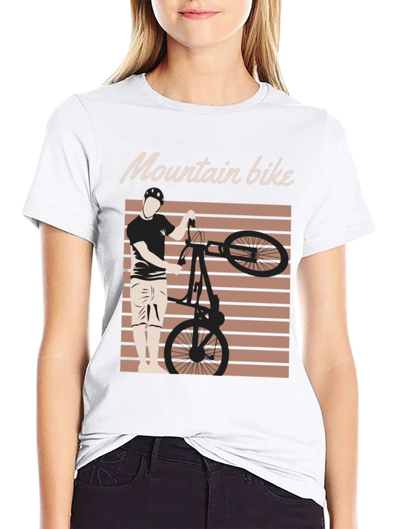 Mountain Bike Graphic Tee - Black