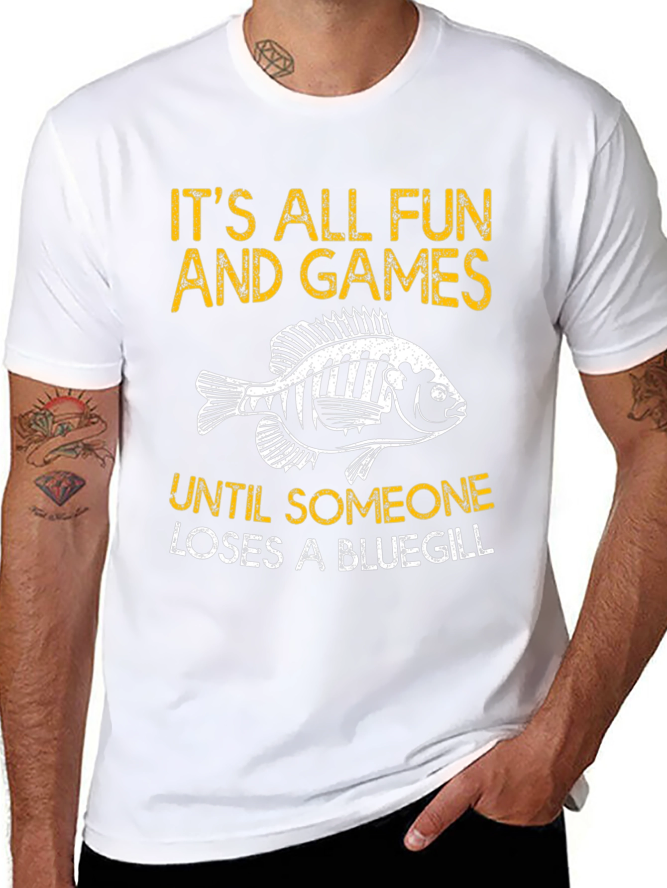 Funny Fishing T-Shirt - Bluegill Humor