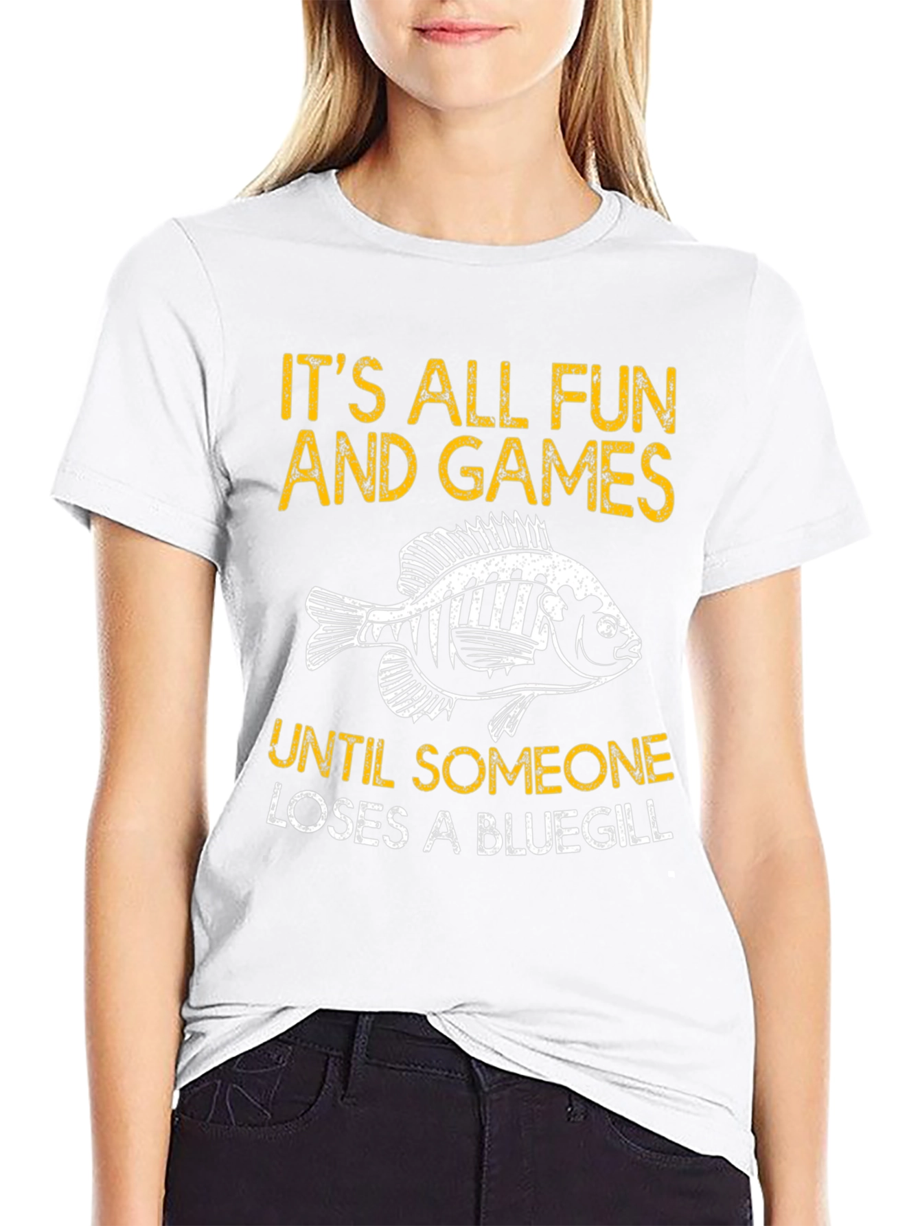 Funny Fishing T-Shirt - Bluegill Humor