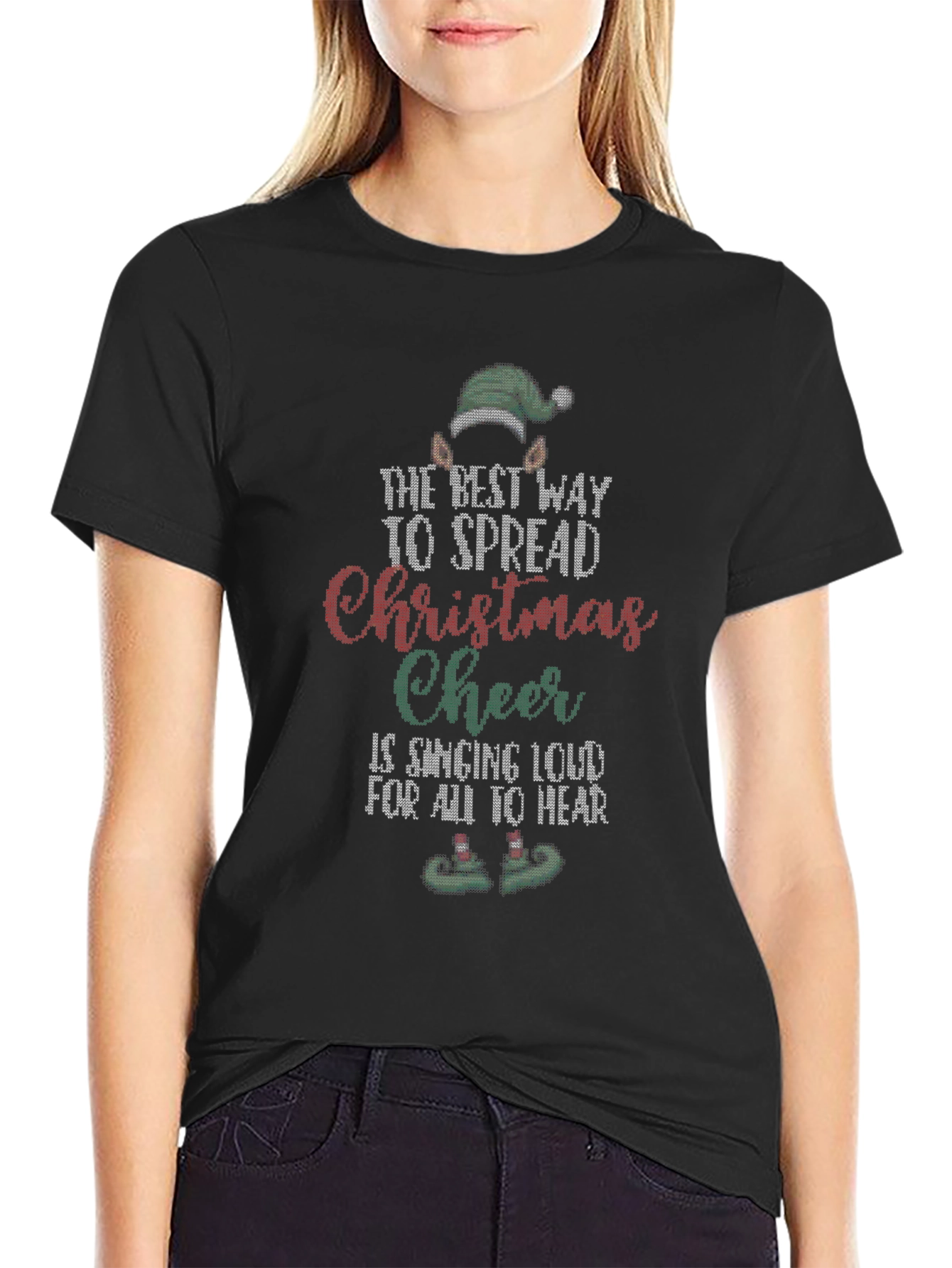 Christmas Cheer T-Shirt - Elf Holiday Tee