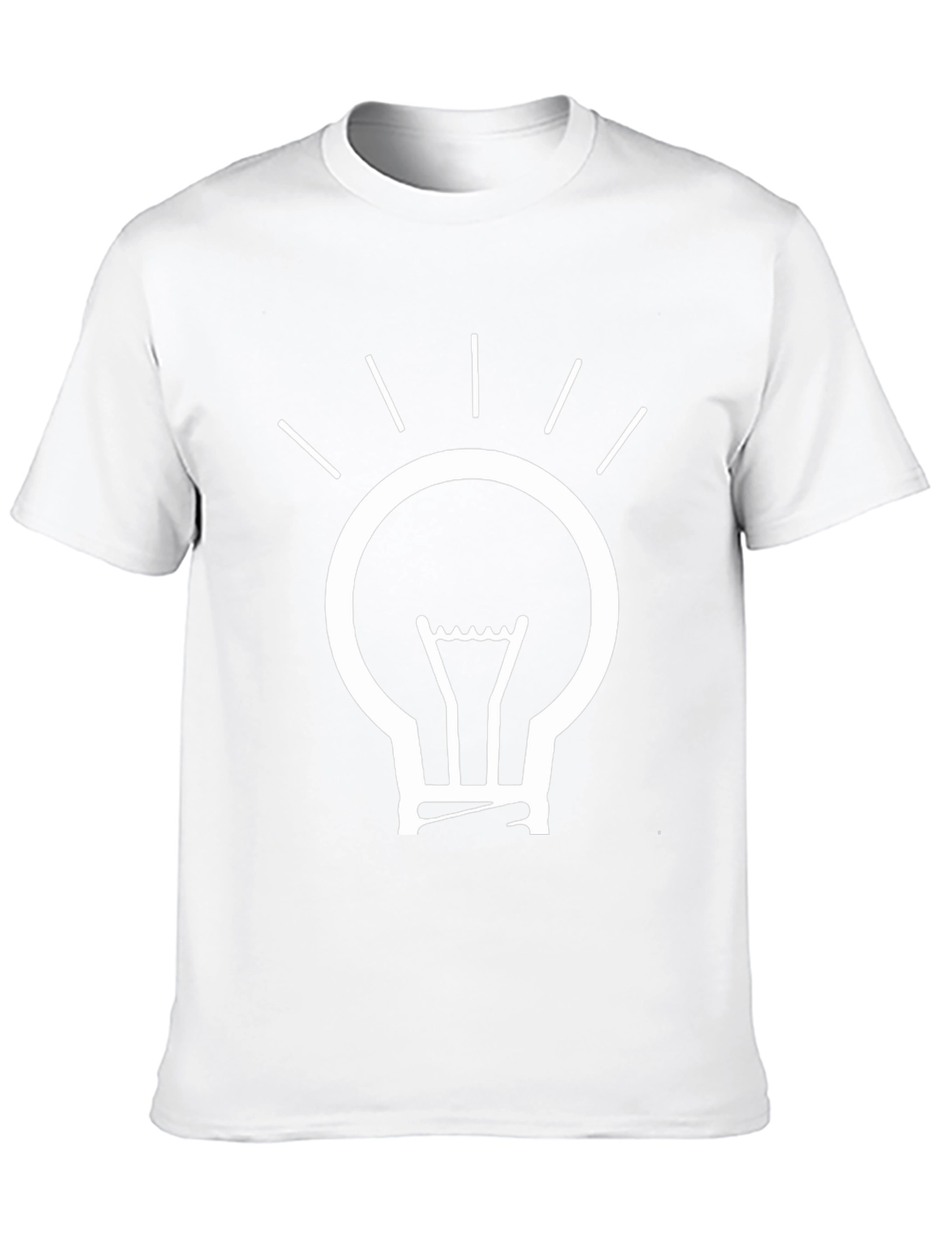 Idea Bulb Black T-Shirt