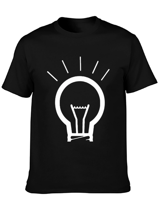 Idea Bulb Black T-Shirt