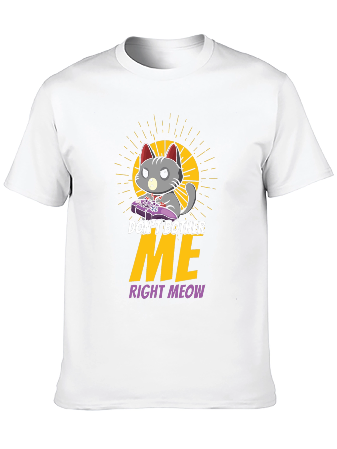 Dont Bother Me Gaming Cat T-Shirt