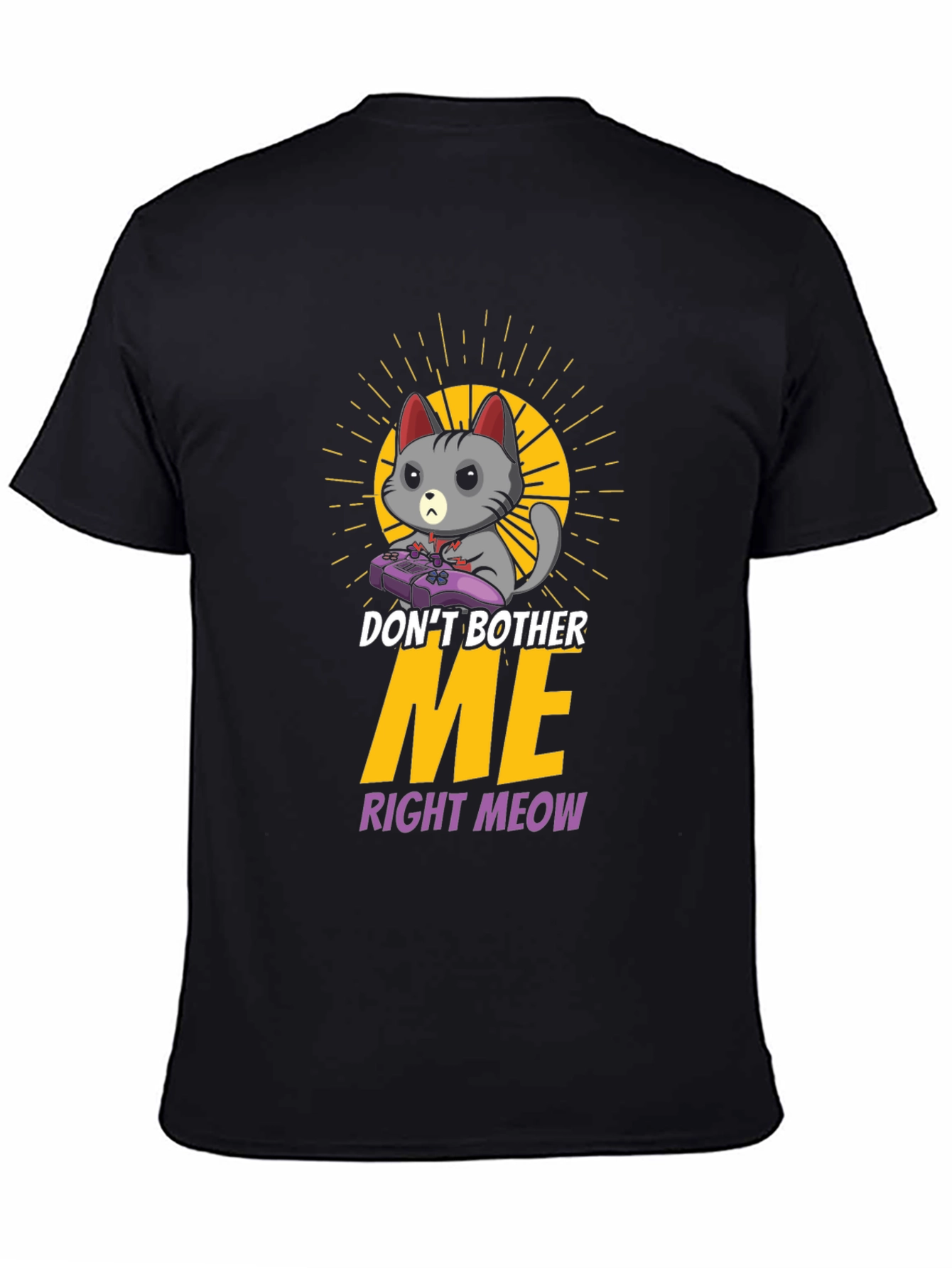 Dont Bother Me Gaming Cat T-Shirt