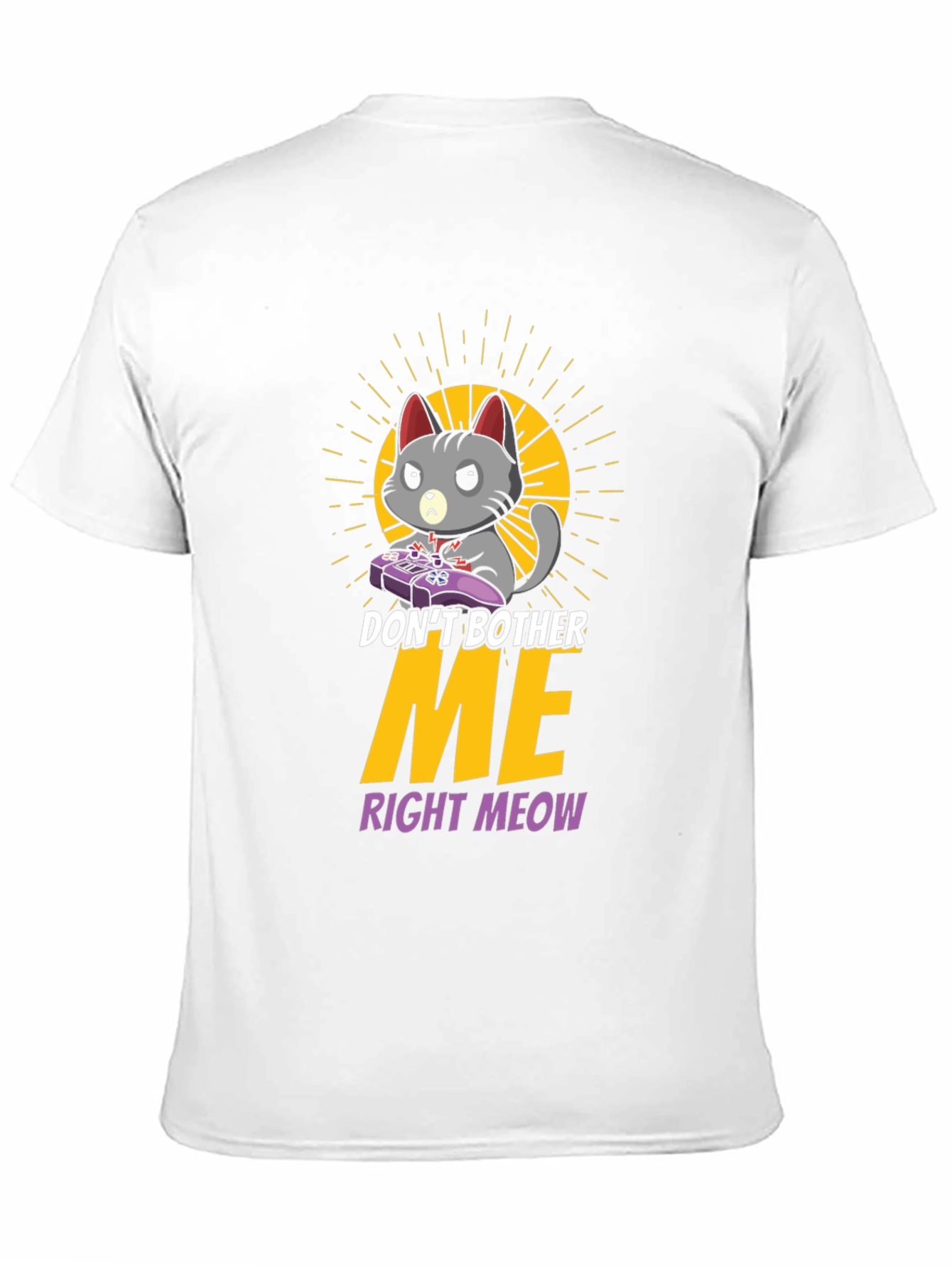 Dont Bother Me Gaming Cat T-Shirt