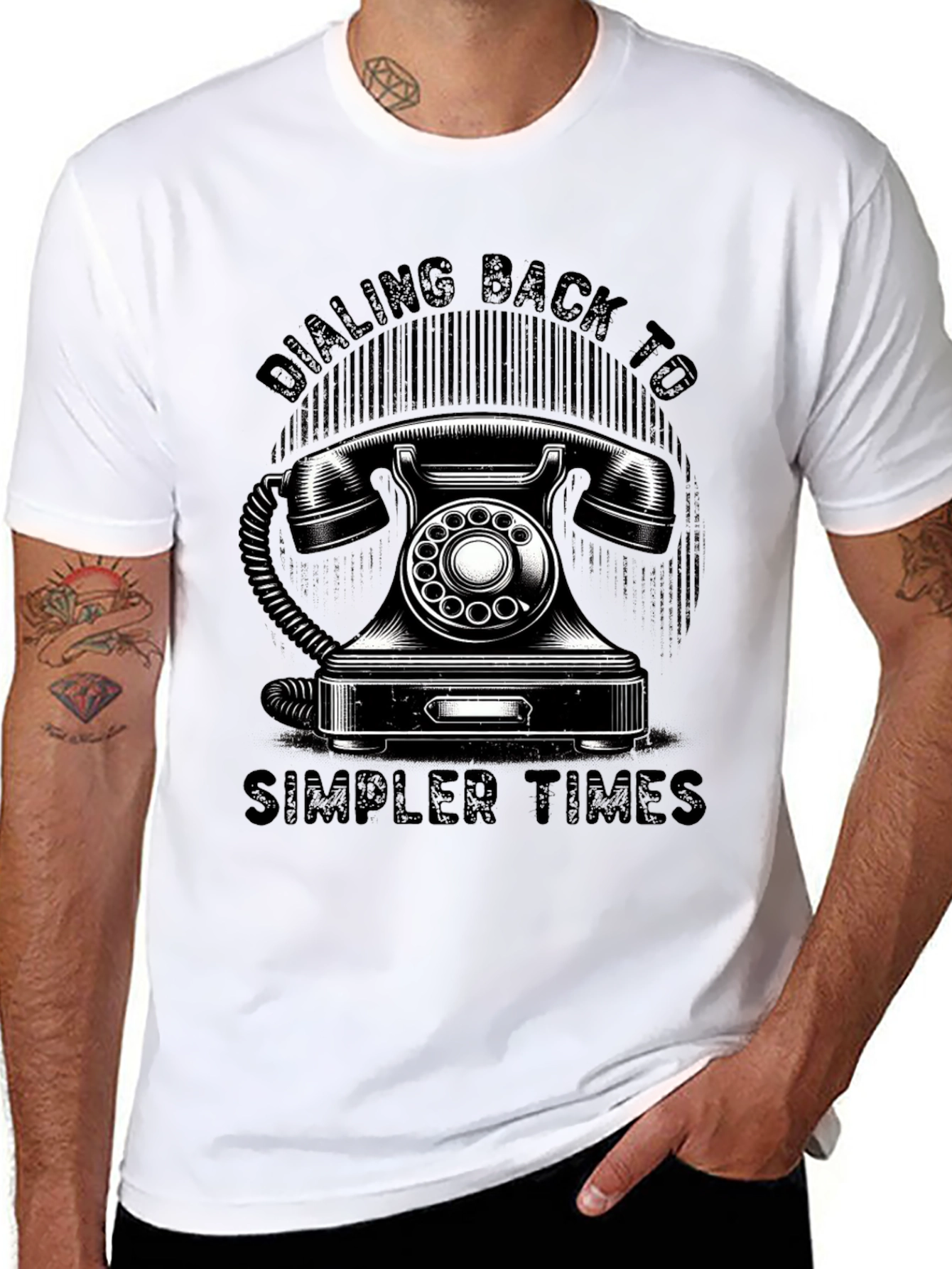 Dialing Back to Simpler Times Graphic Tee