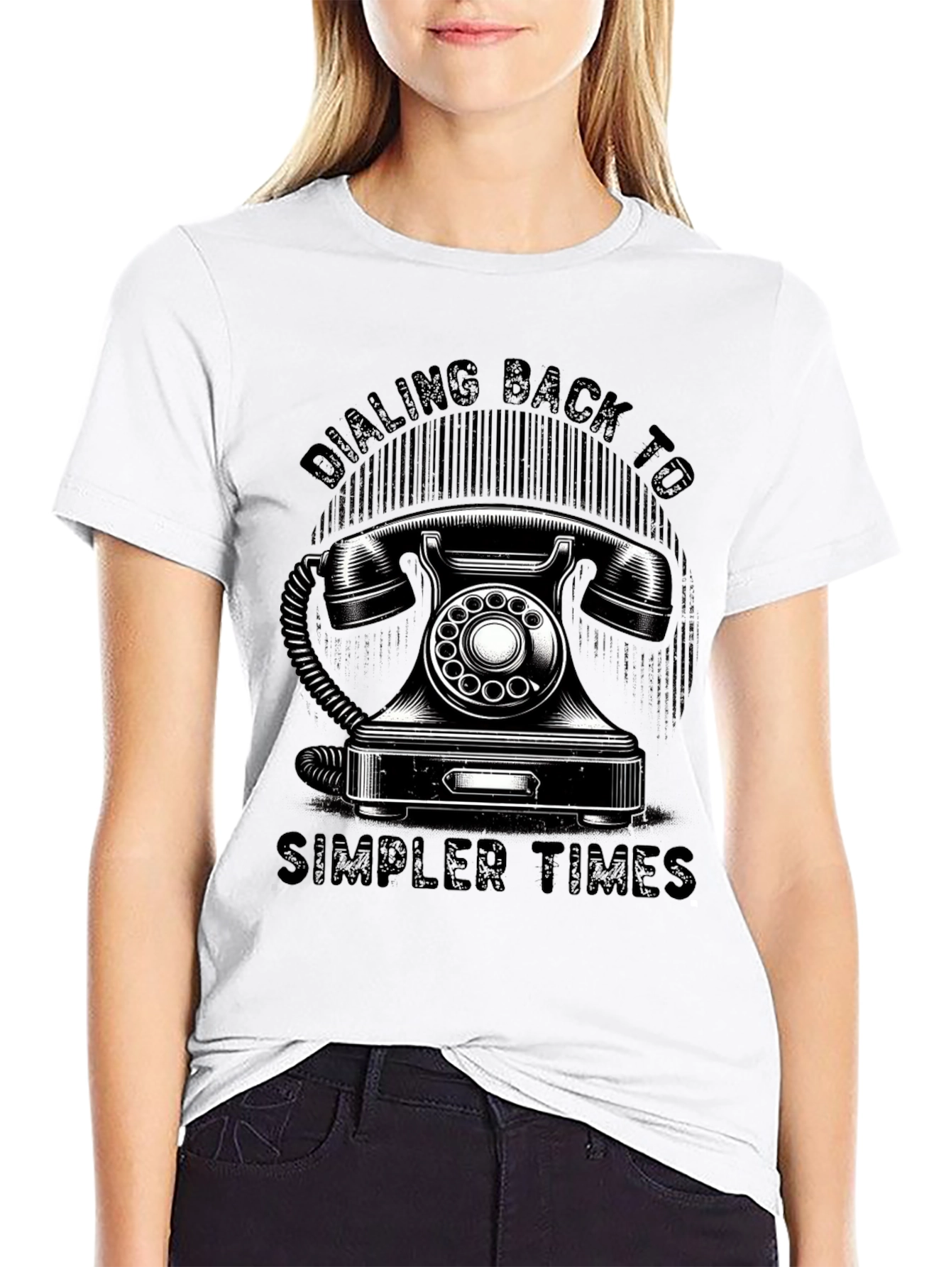 Dialing Back to Simpler Times Graphic Tee
