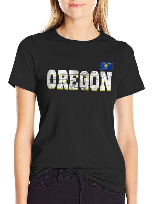 Oregon Flag Graphic Tee - State Pride