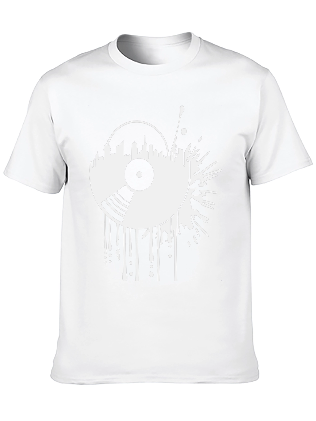 Urban Vinyl Record Graphic T-Shirt