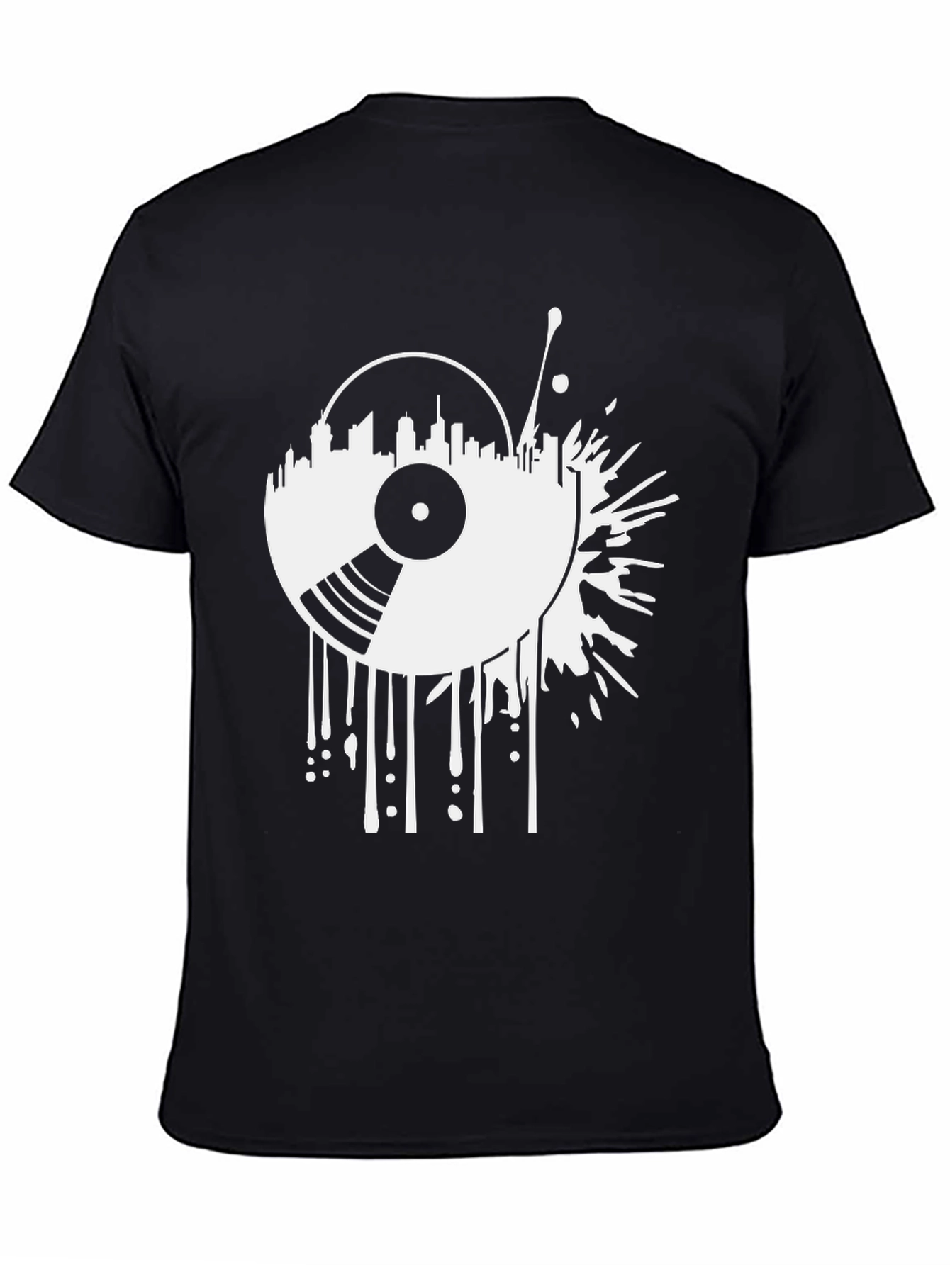 Urban Vinyl Record Graphic T-Shirt