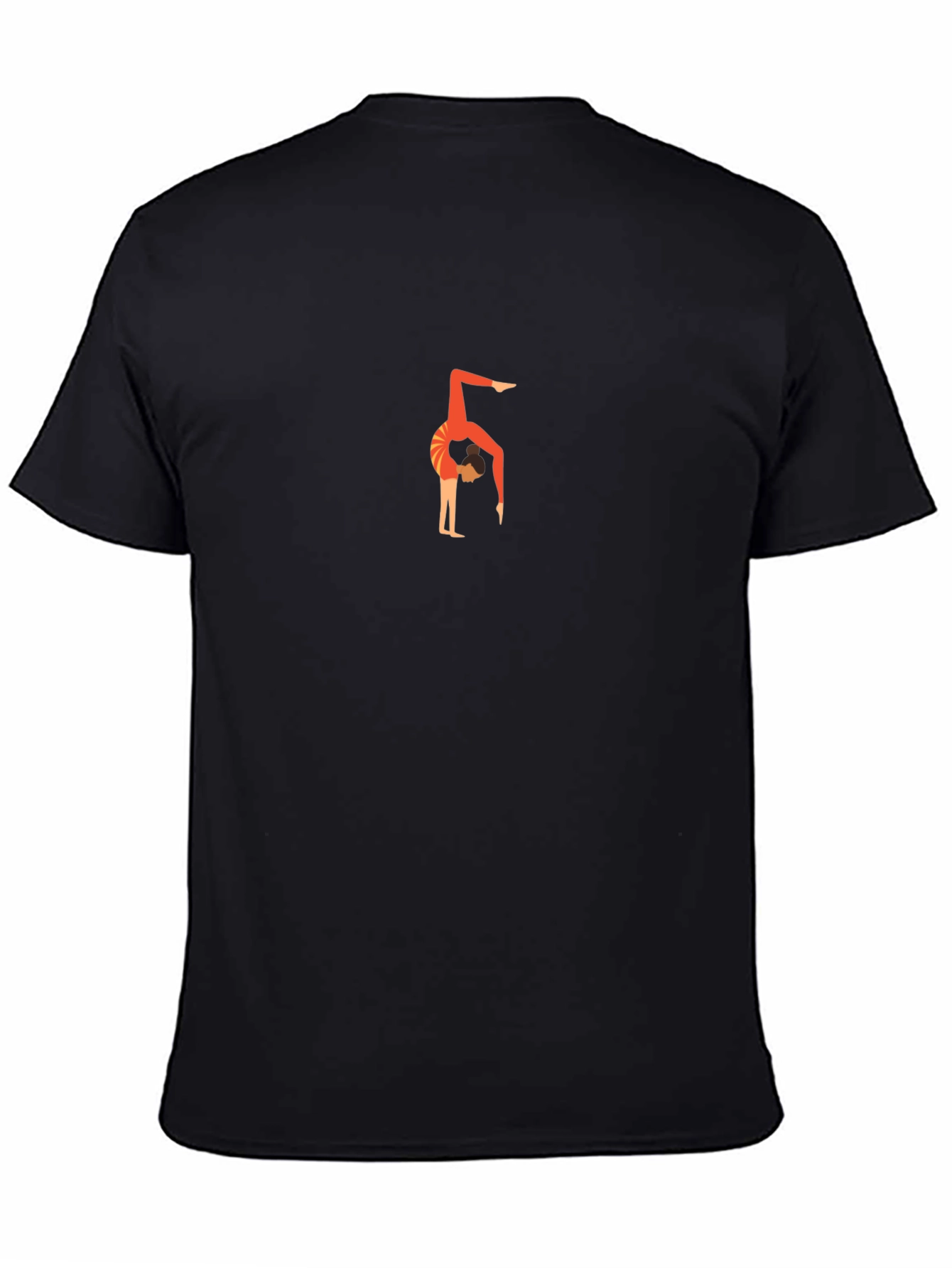 Gymnast Graphic Black T-Shirt