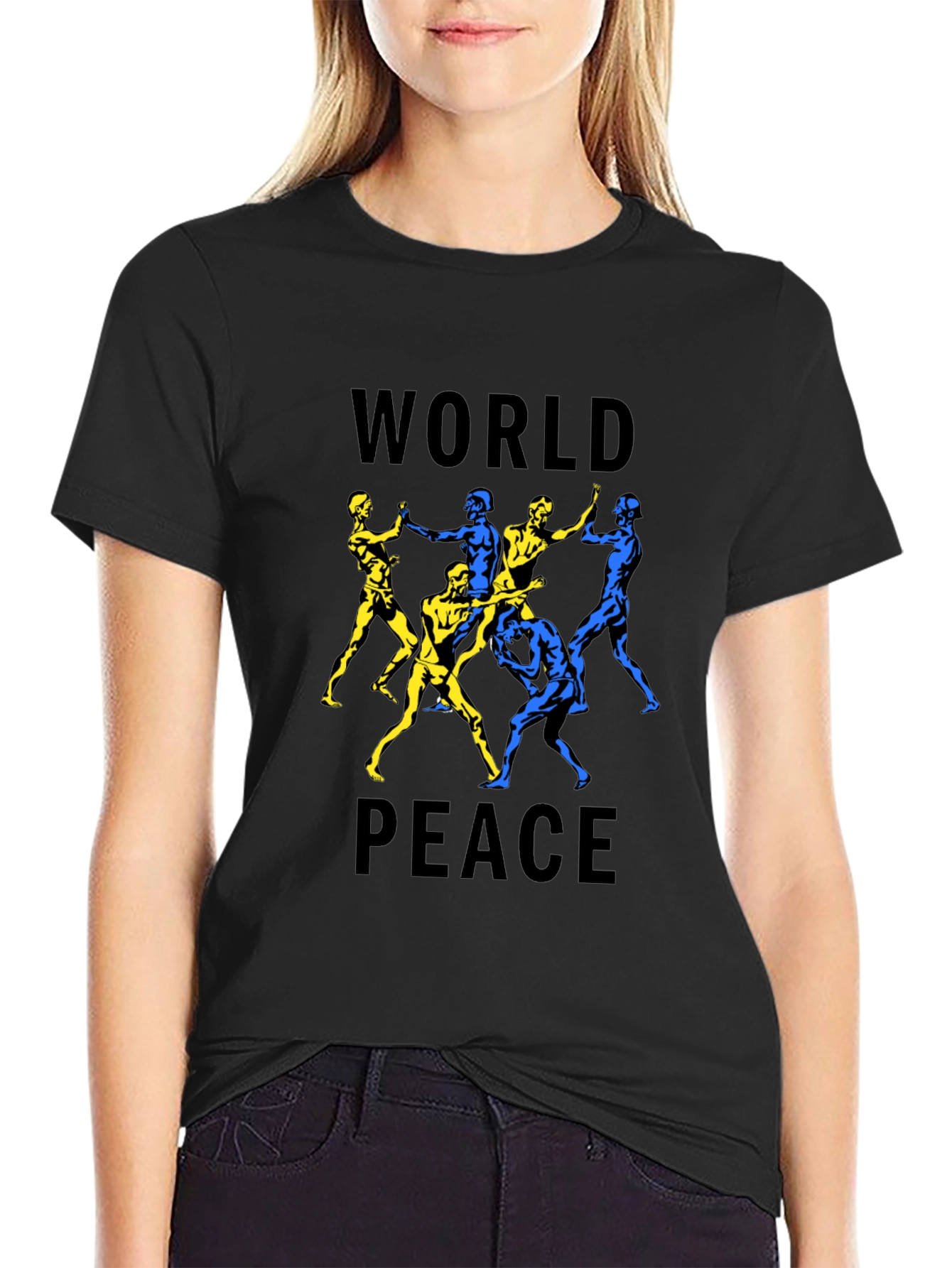 World Peace Graphic Tee - Black