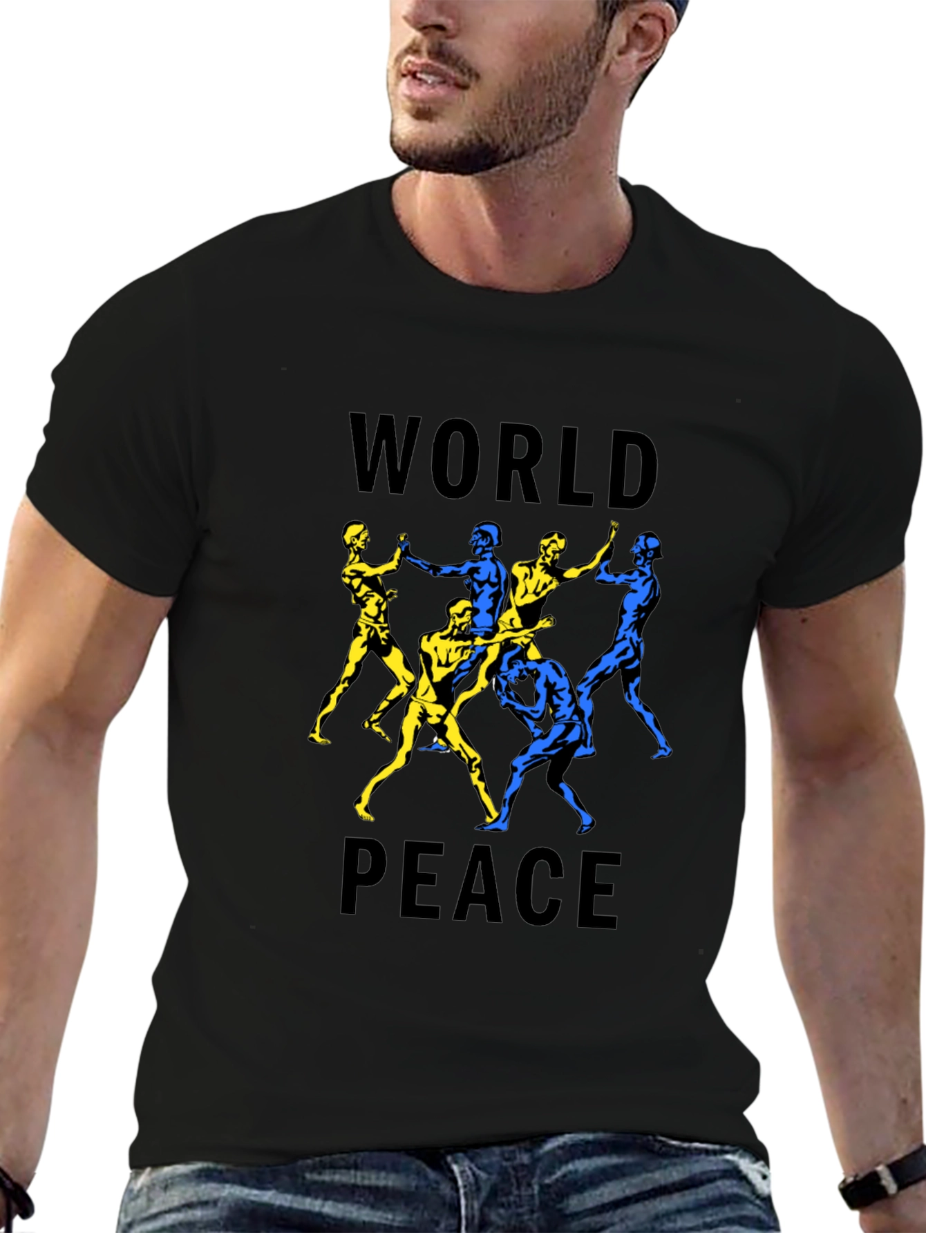 World Peace Graphic Tee - Black