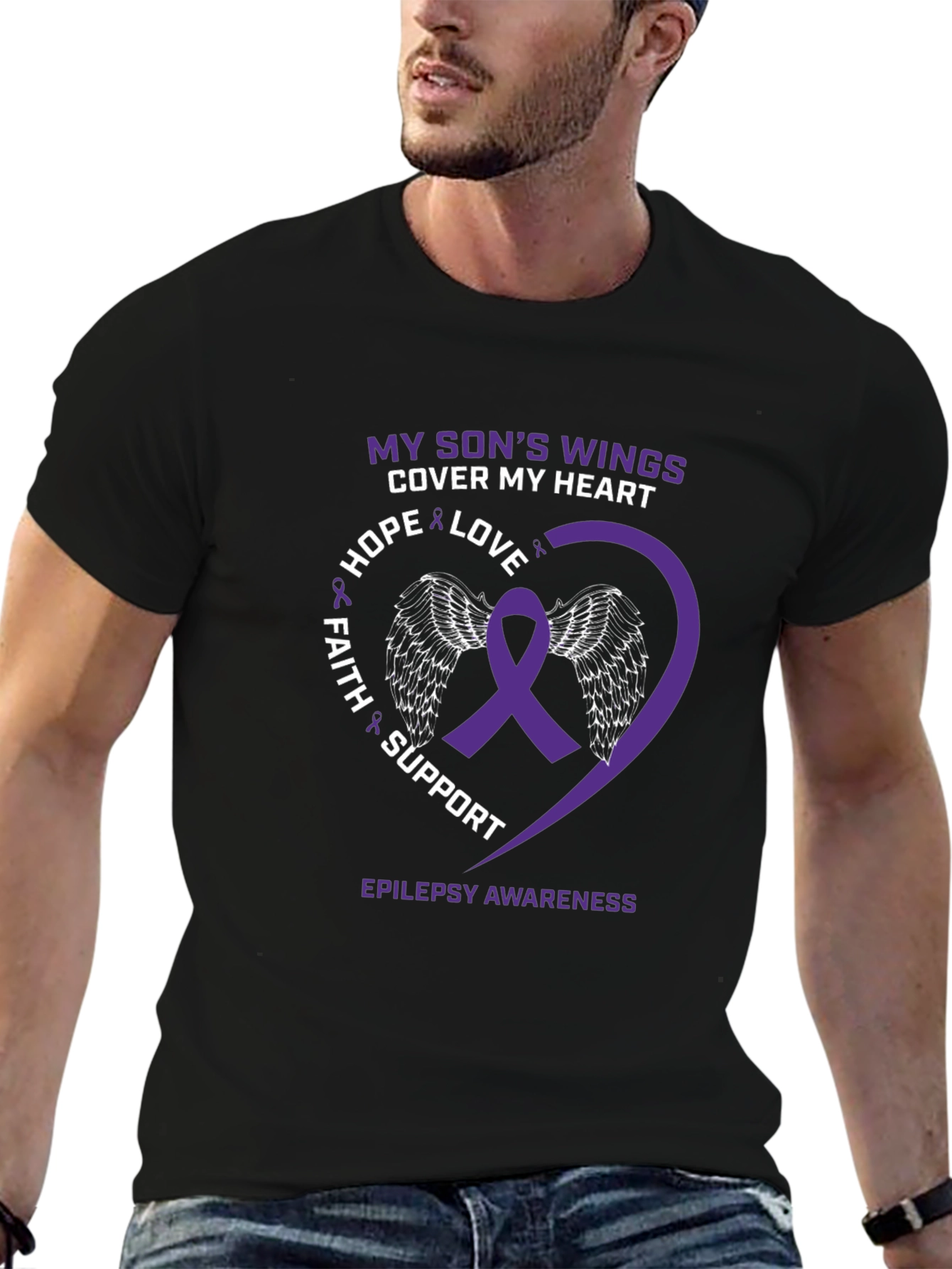 Epilepsy Awareness T-Shirt: My Sons Wings