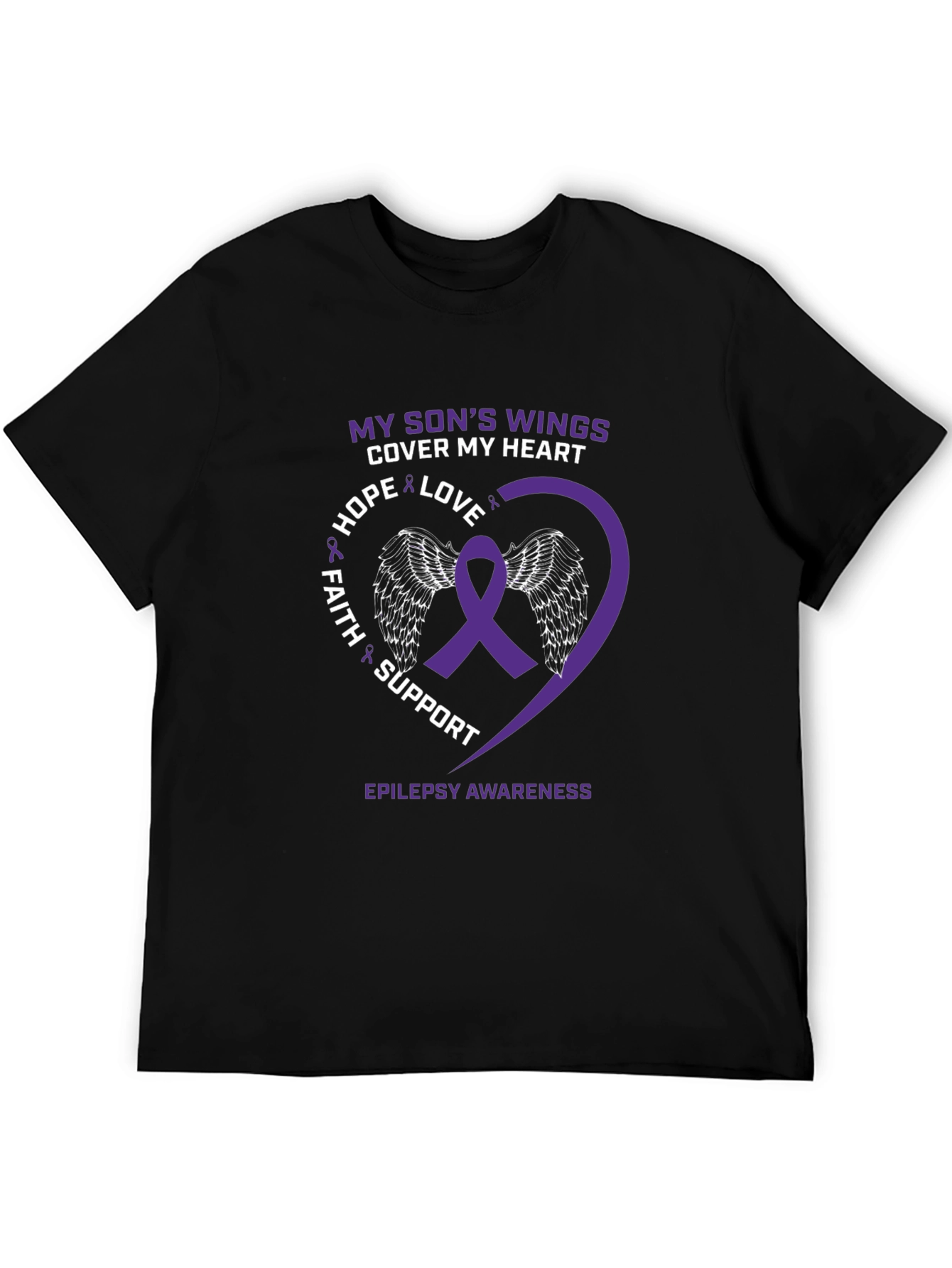 Epilepsy Awareness T-Shirt: My Sons Wings