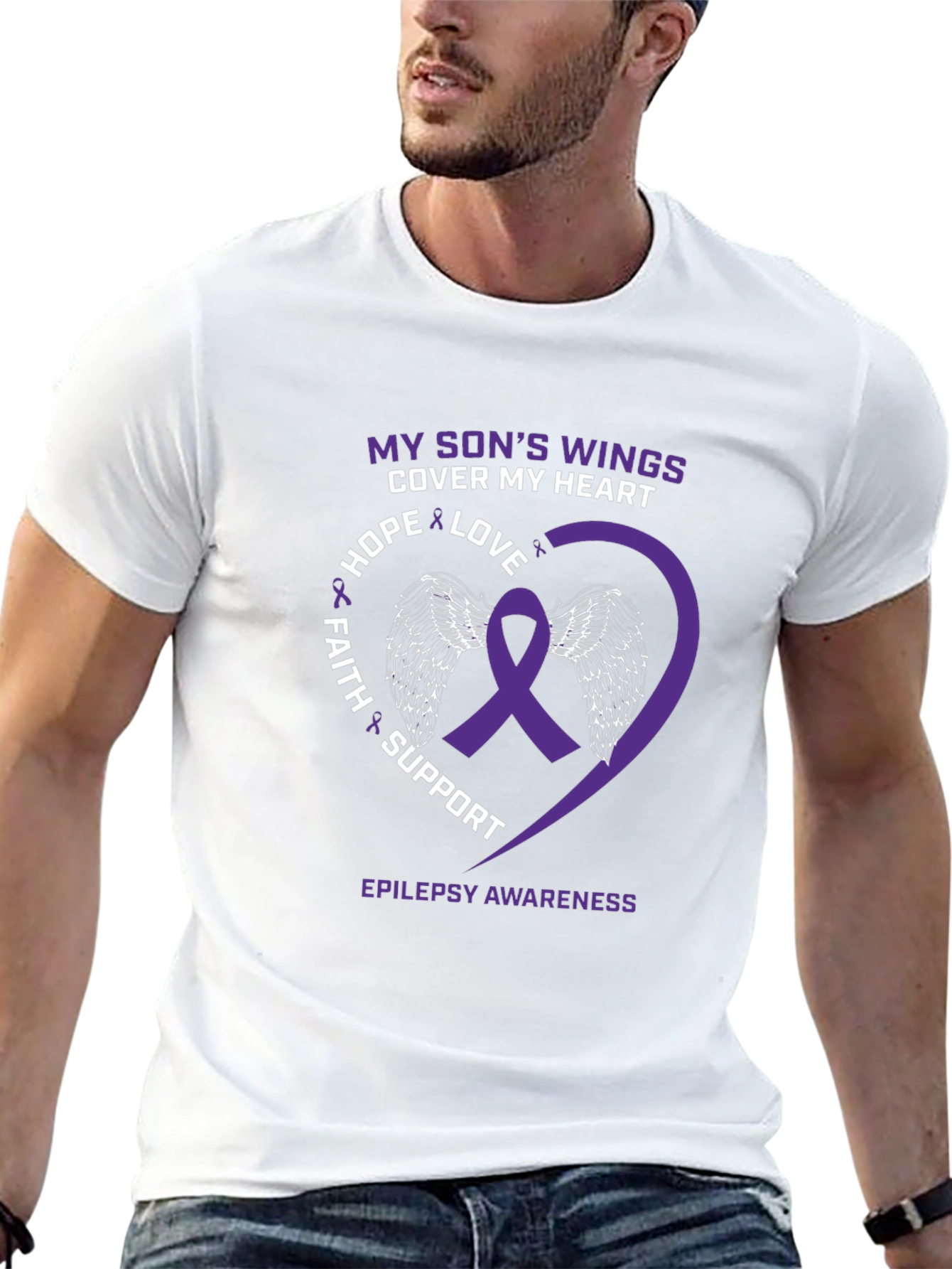 Epilepsy Awareness T-Shirt: My Sons Wings