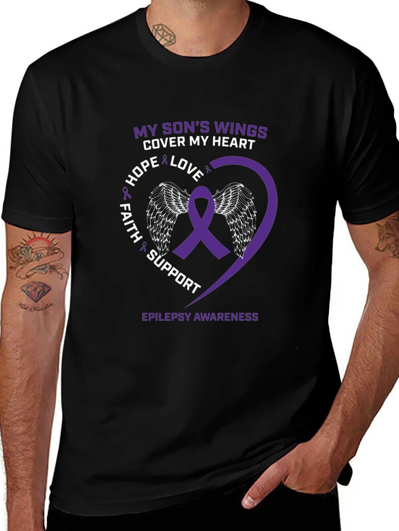 Epilepsy Awareness T-Shirt: My Sons Wings