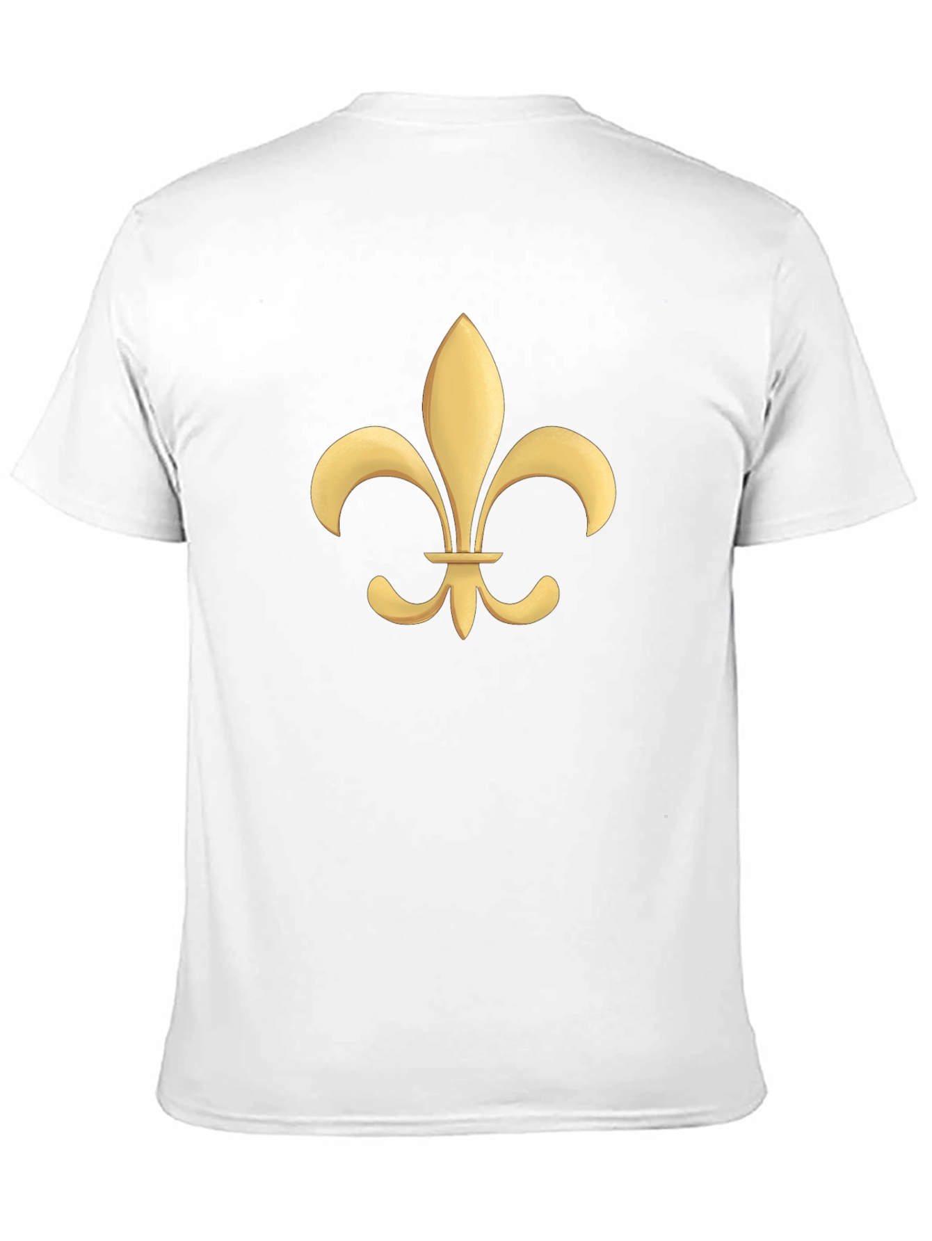 Fleur-de-Lis Graphic Tee - Black Cotton T-Shirt