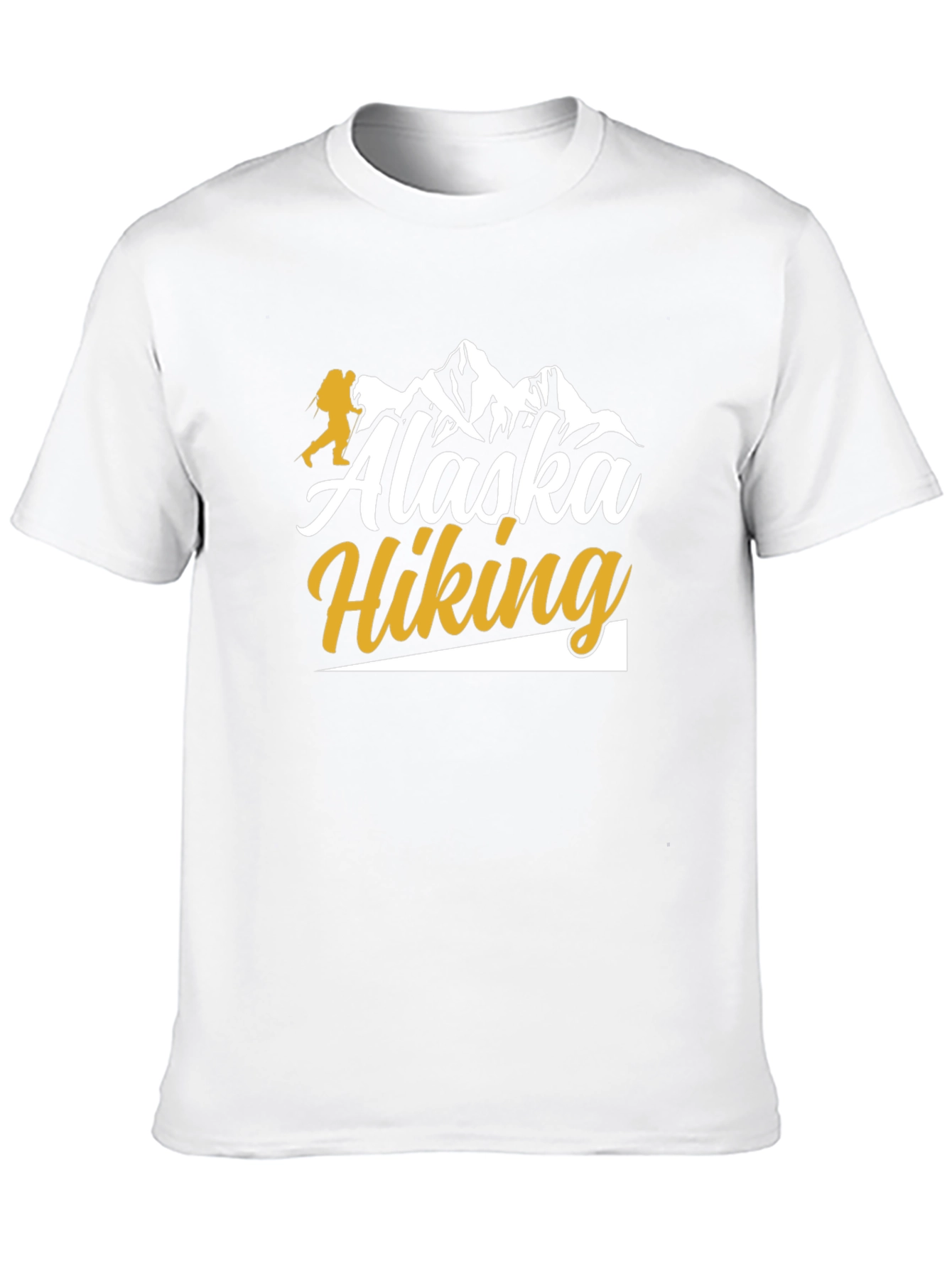 Alaska Hiking Graphic Tee - Outdoor Adventure Shirt