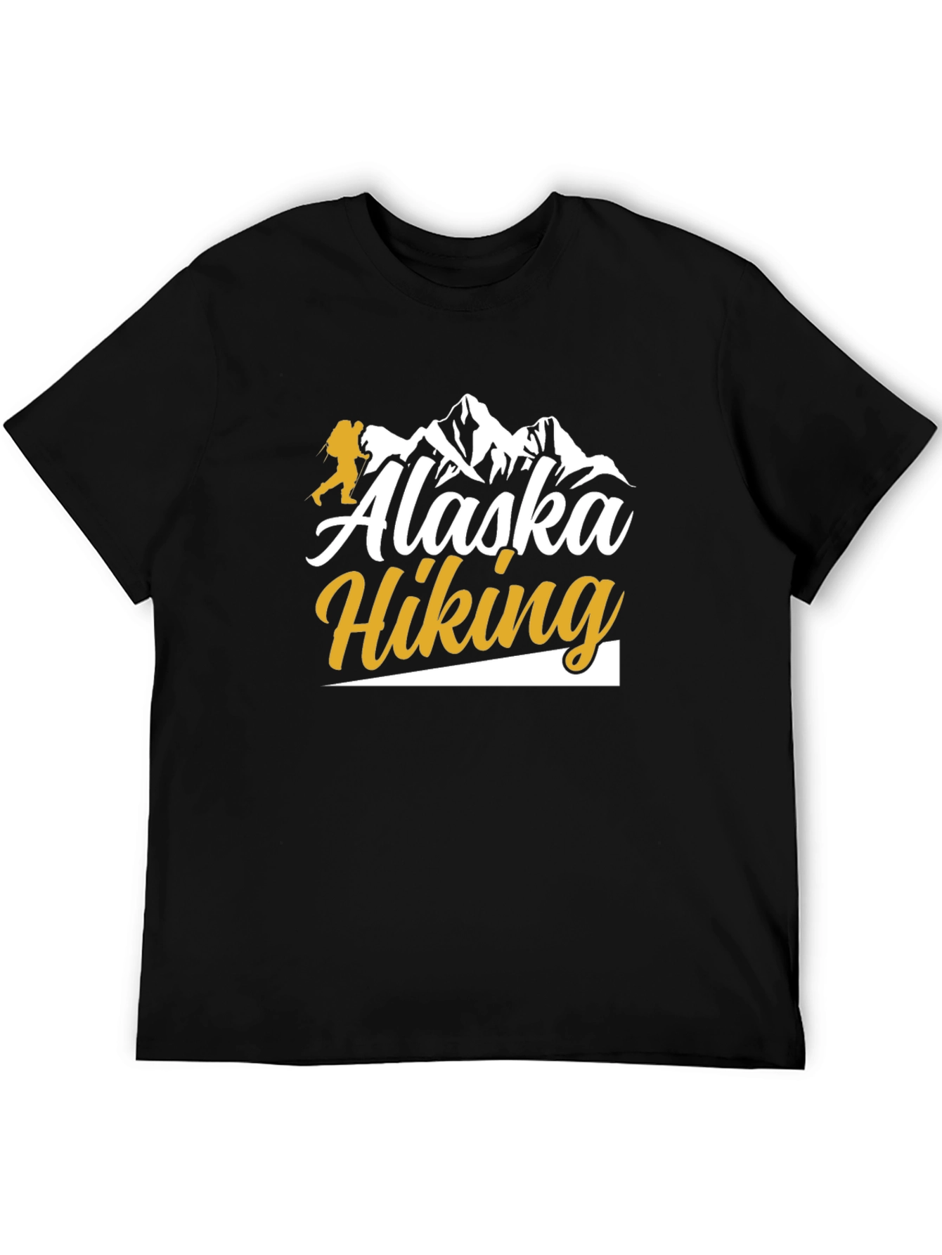 Alaska Hiking Graphic Tee - Outdoor Adventure Shirt