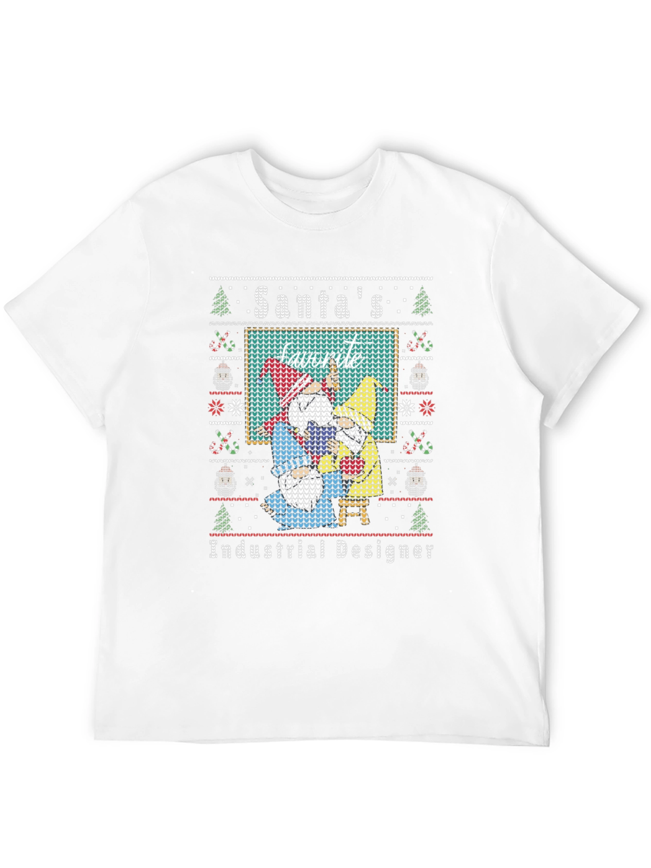 Santas Favorite Industrial Designer Ugly Sweater T-Shirt
