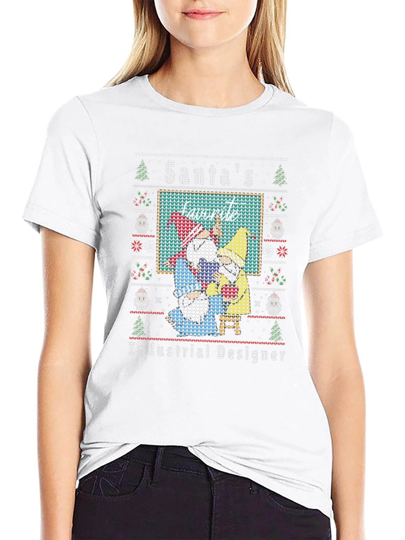 Santas Favorite Industrial Designer Ugly Sweater T-Shirt