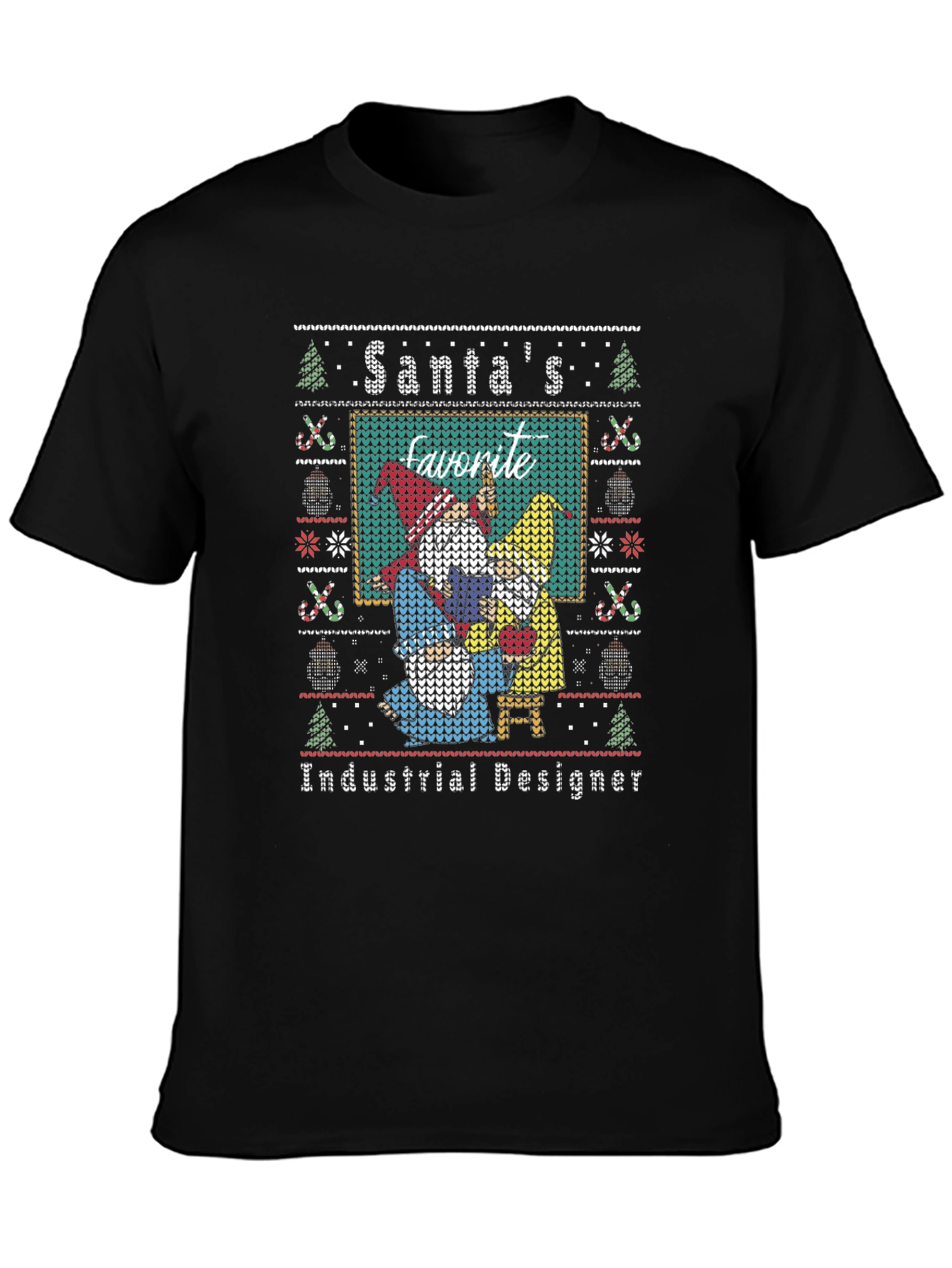 Santas Favorite Industrial Designer Ugly Sweater T-Shirt