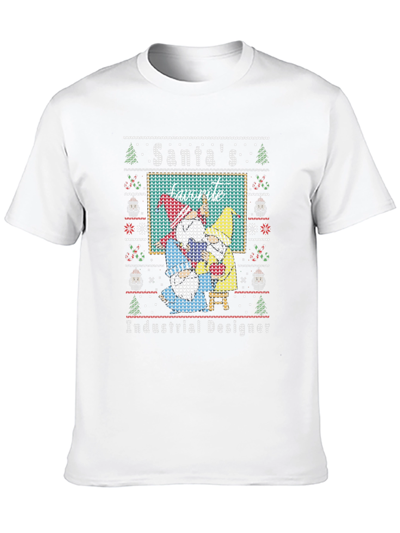 Santas Favorite Industrial Designer Ugly Sweater T-Shirt