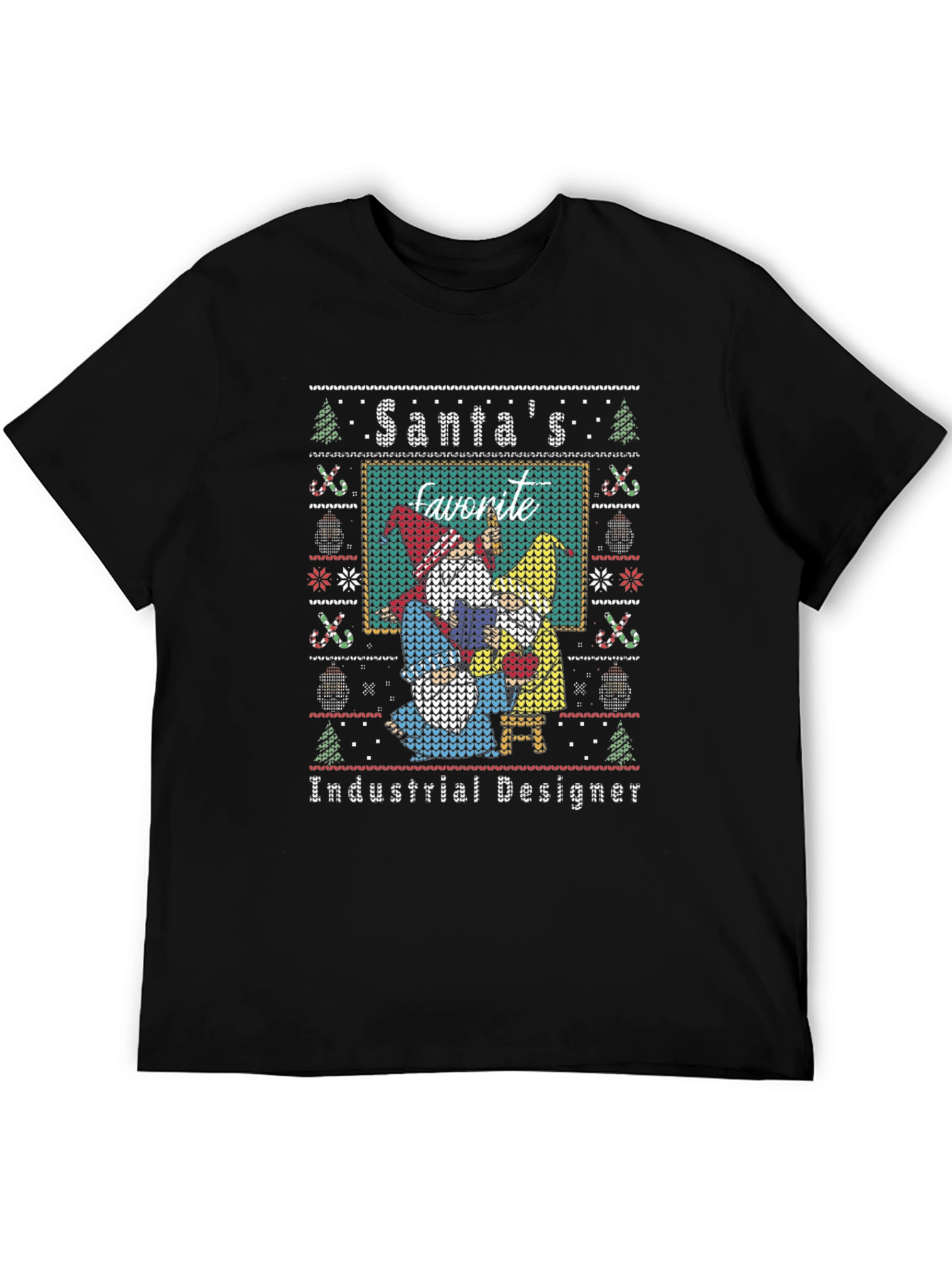 Santas Favorite Industrial Designer Ugly Sweater T-Shirt