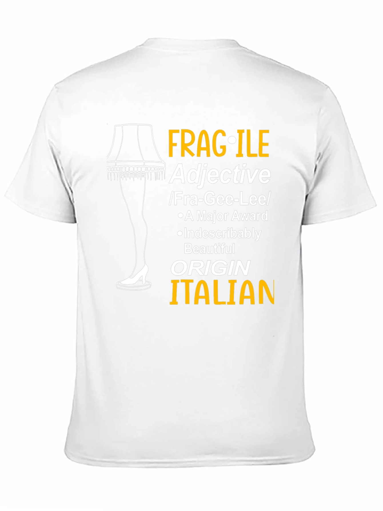 Fragile Leg Lamp T-Shirt - A Christmas Story